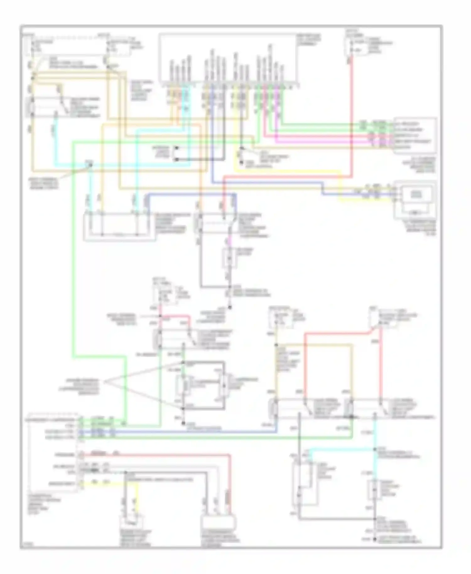 LeSabre Buick VII (1992-1999): A/c circuit, manual a/c