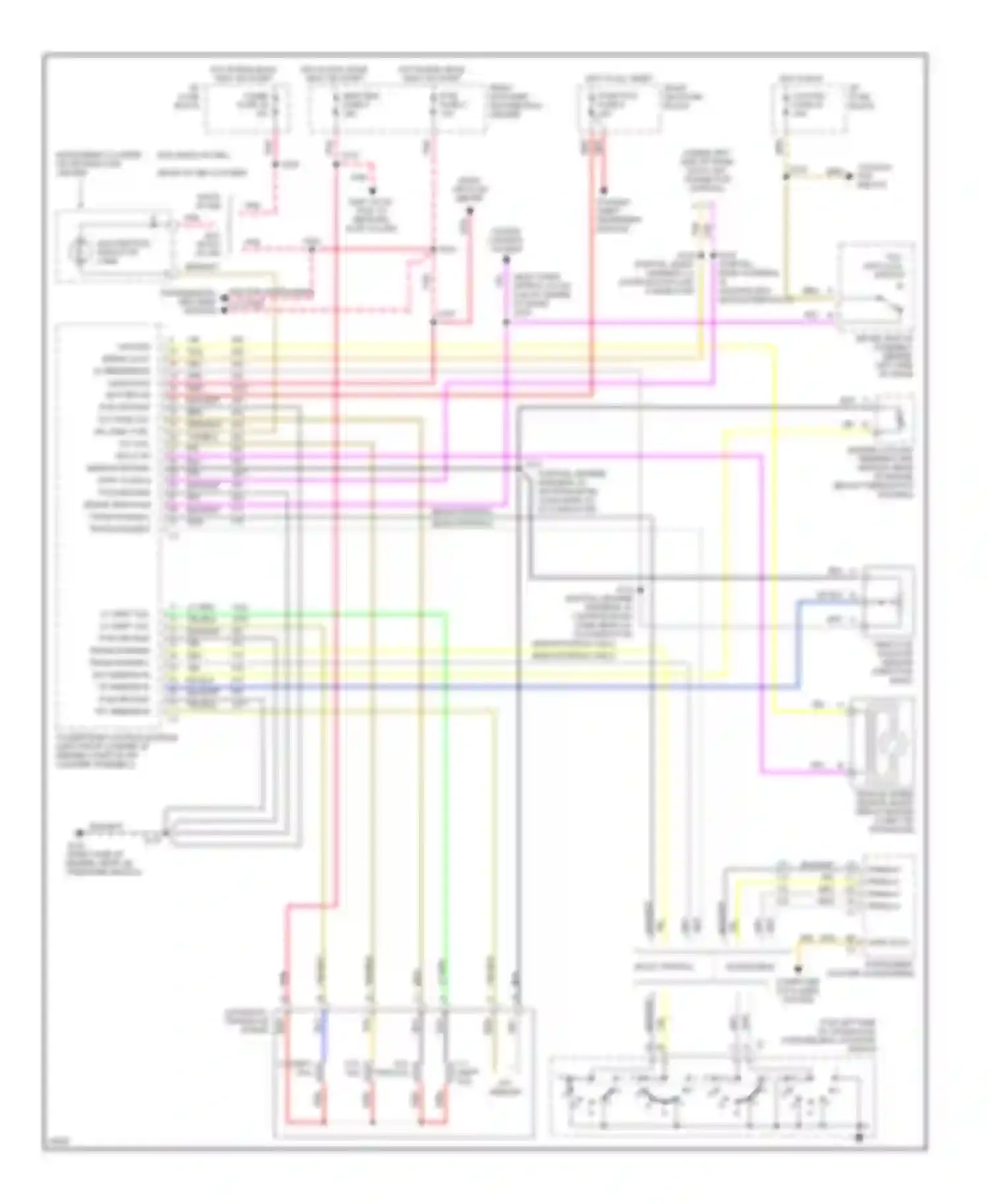 Wiring diagram 1-2 shift sol tcc pwm sol for Buick LeSabre VII (1992-1999) (1 of 1)