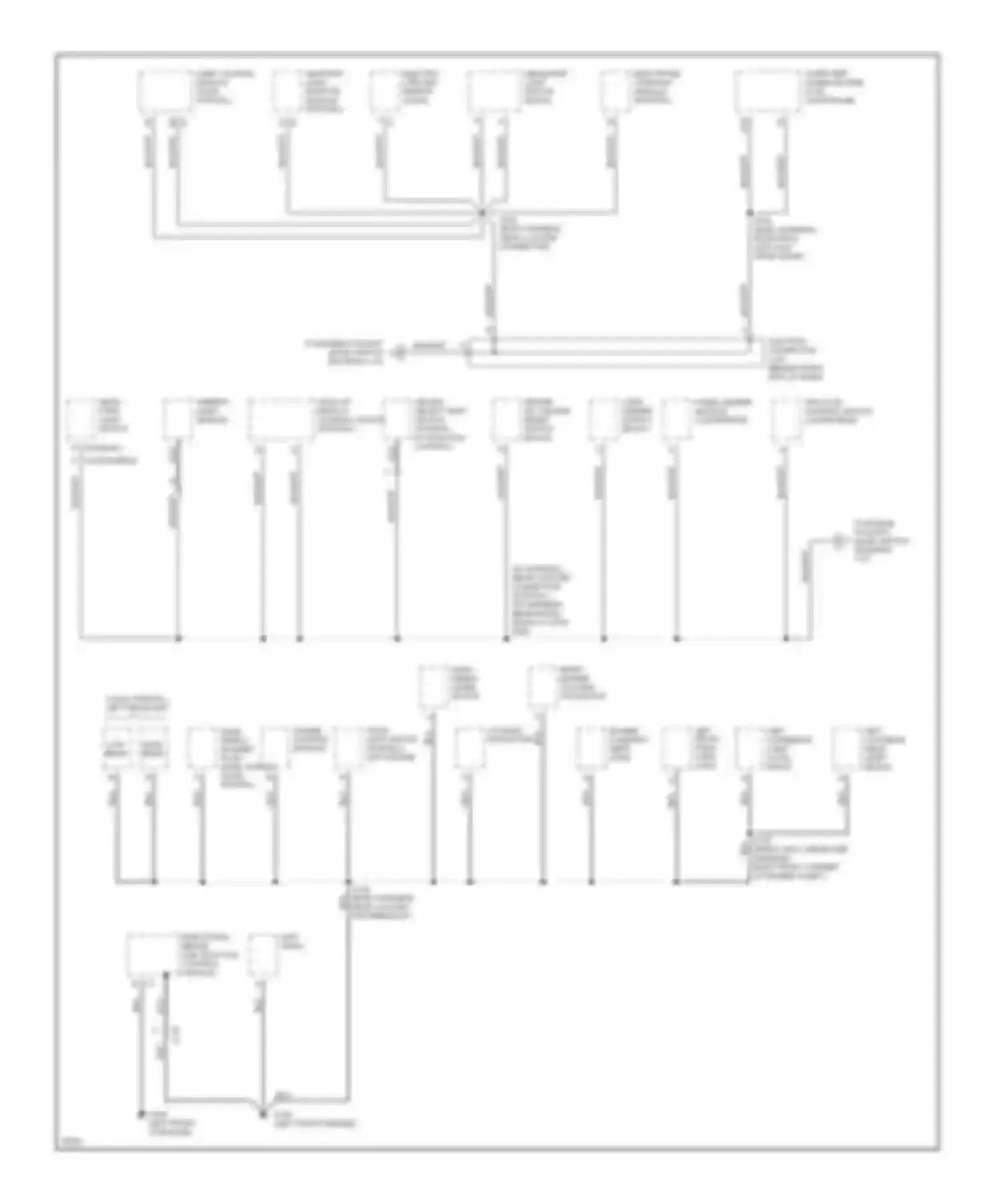 Wiring diagram engine compart- ment light for Buick LeSabre VII (1992-1999) (1 of 1)
