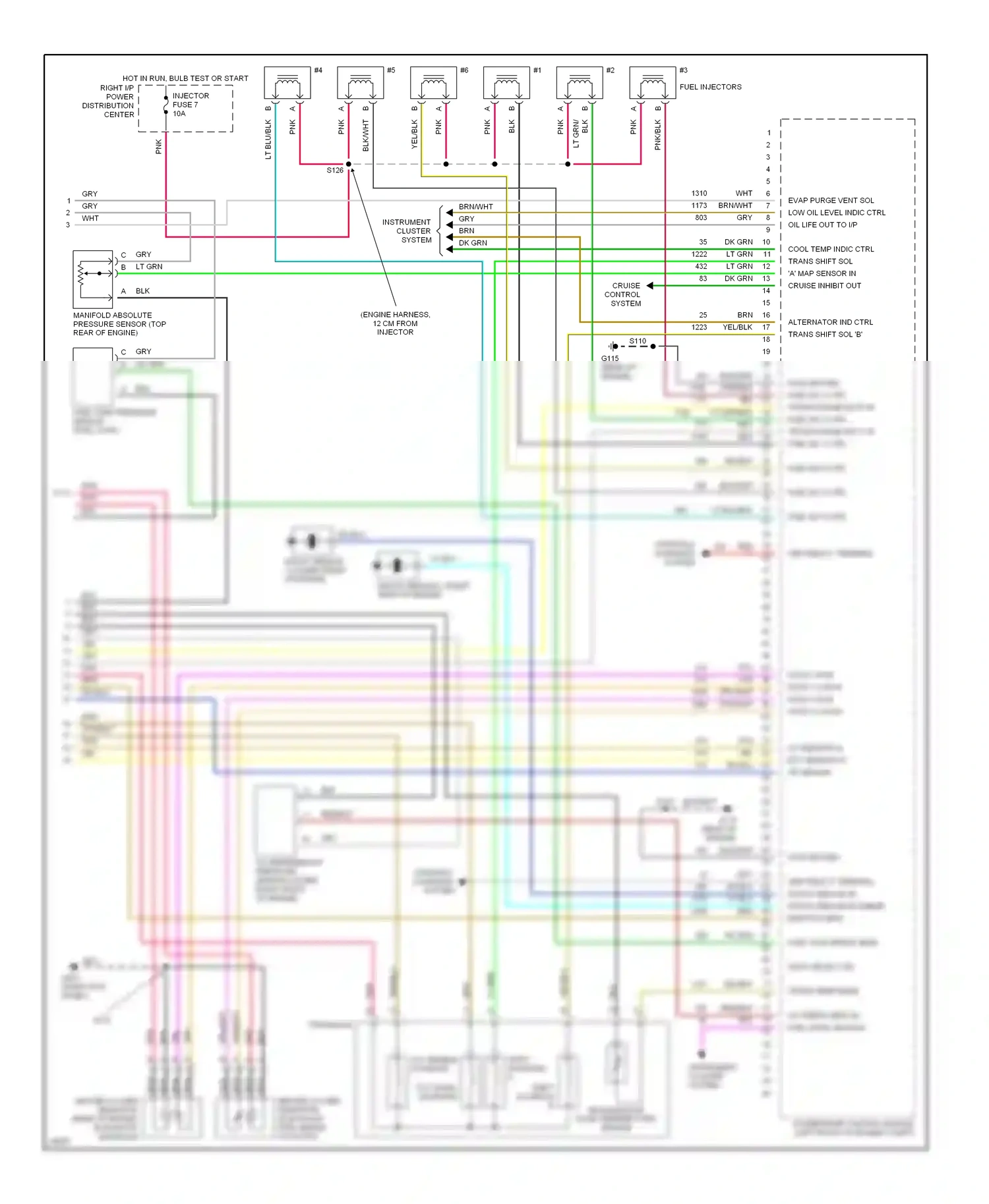 Buick LeSabre VII (1992-1999) transaxle wiring diagram  (1 of 1)