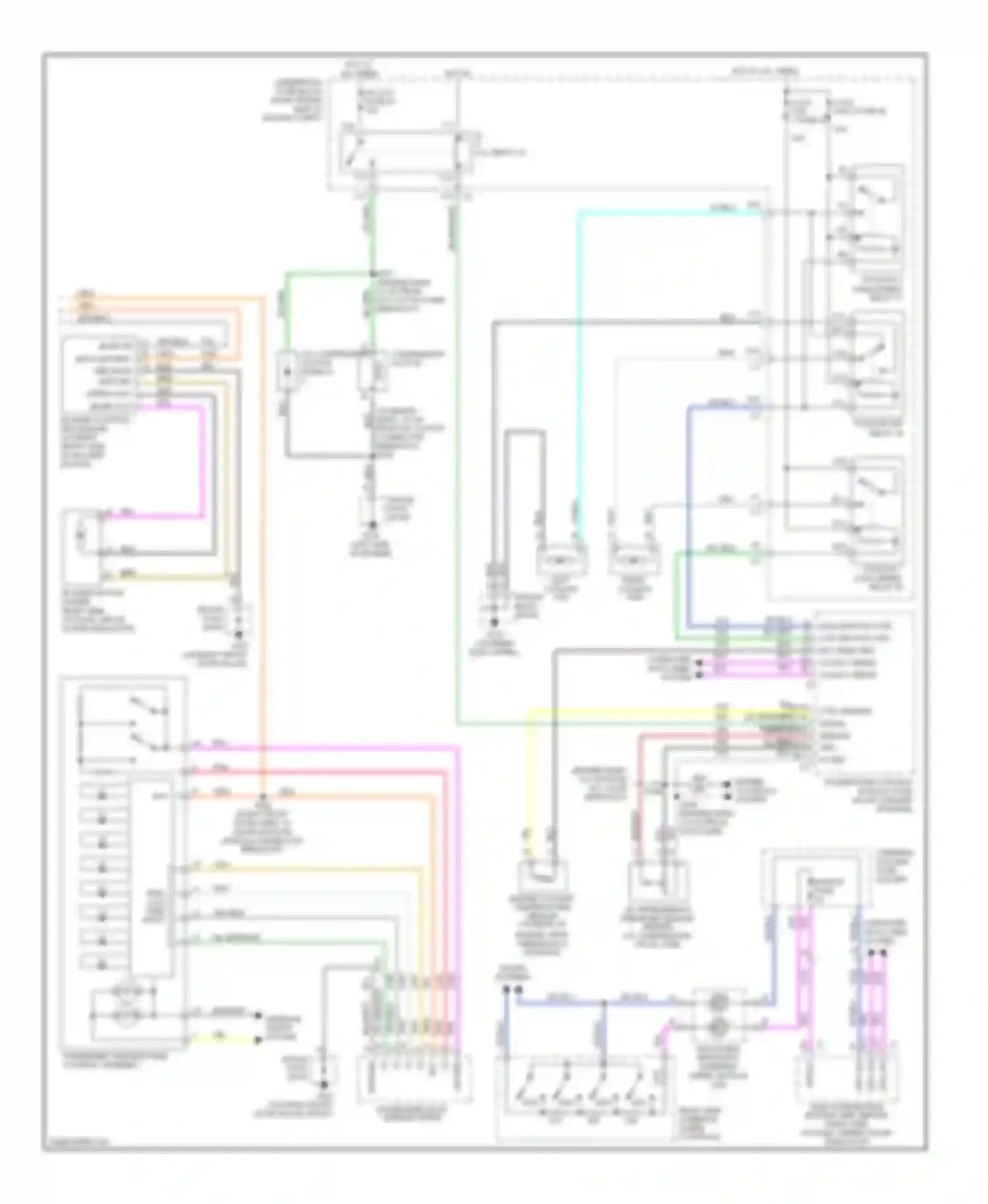 LeSabre Buick VIII (2000-2005): Automatic a/c circuit (2 of 2)