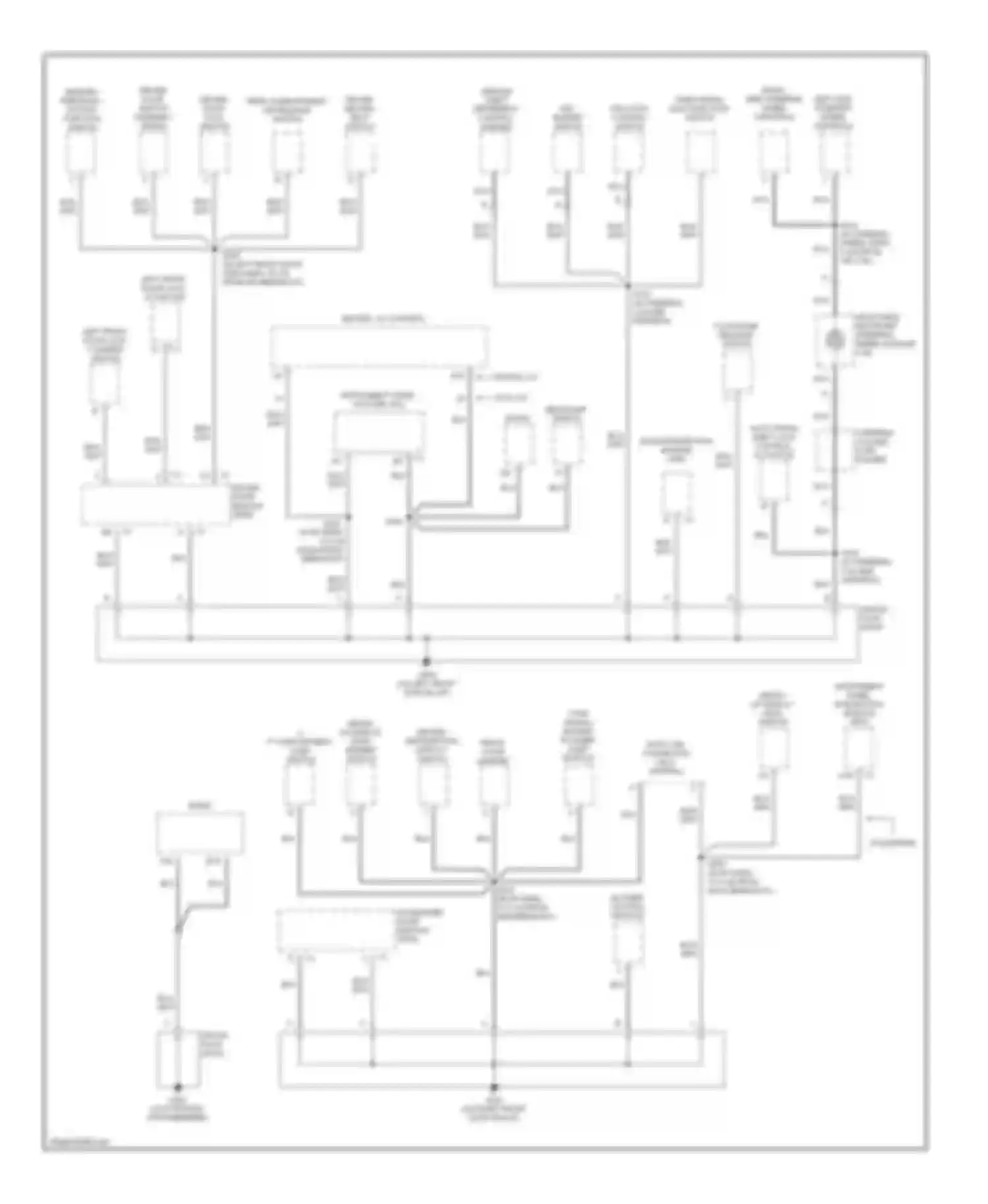 LeSabre Buick VIII (2000-2005): Ground distribution circuit (2 of 4)
