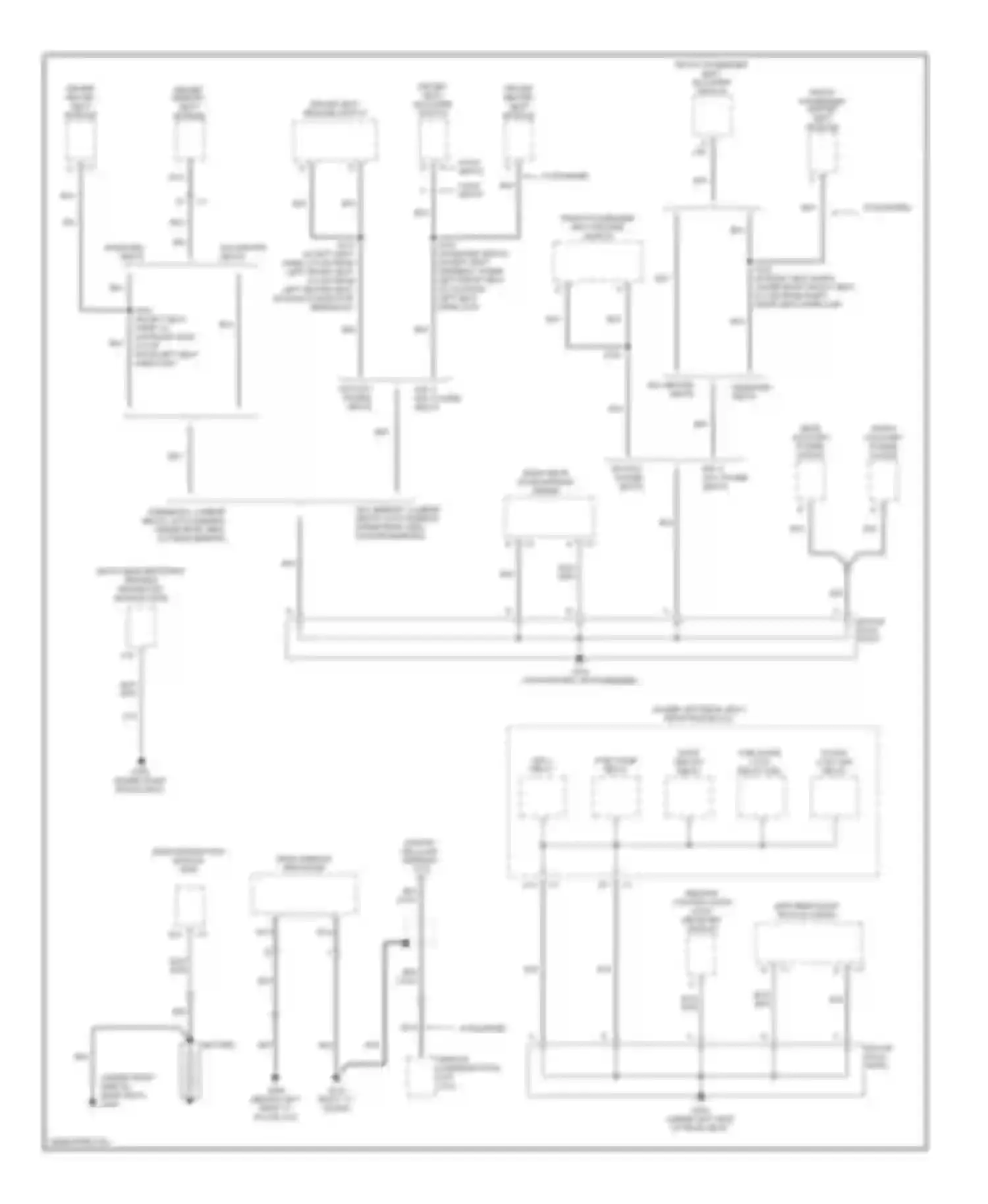 LeSabre Buick VIII (2000-2005): Ground distribution circuit (3 of 4)