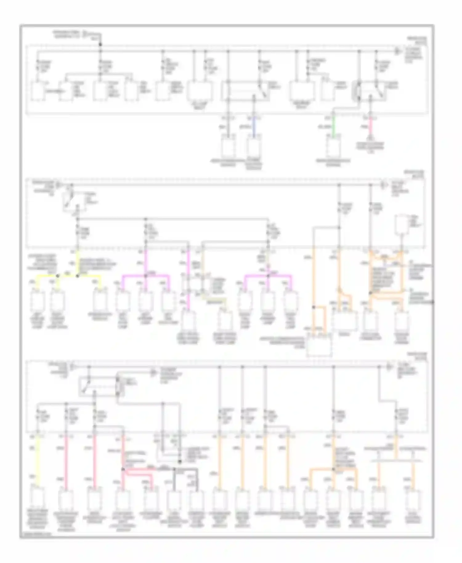 LeSabre Buick VIII (2000-2005): Power distribution circuit (2 of 4)