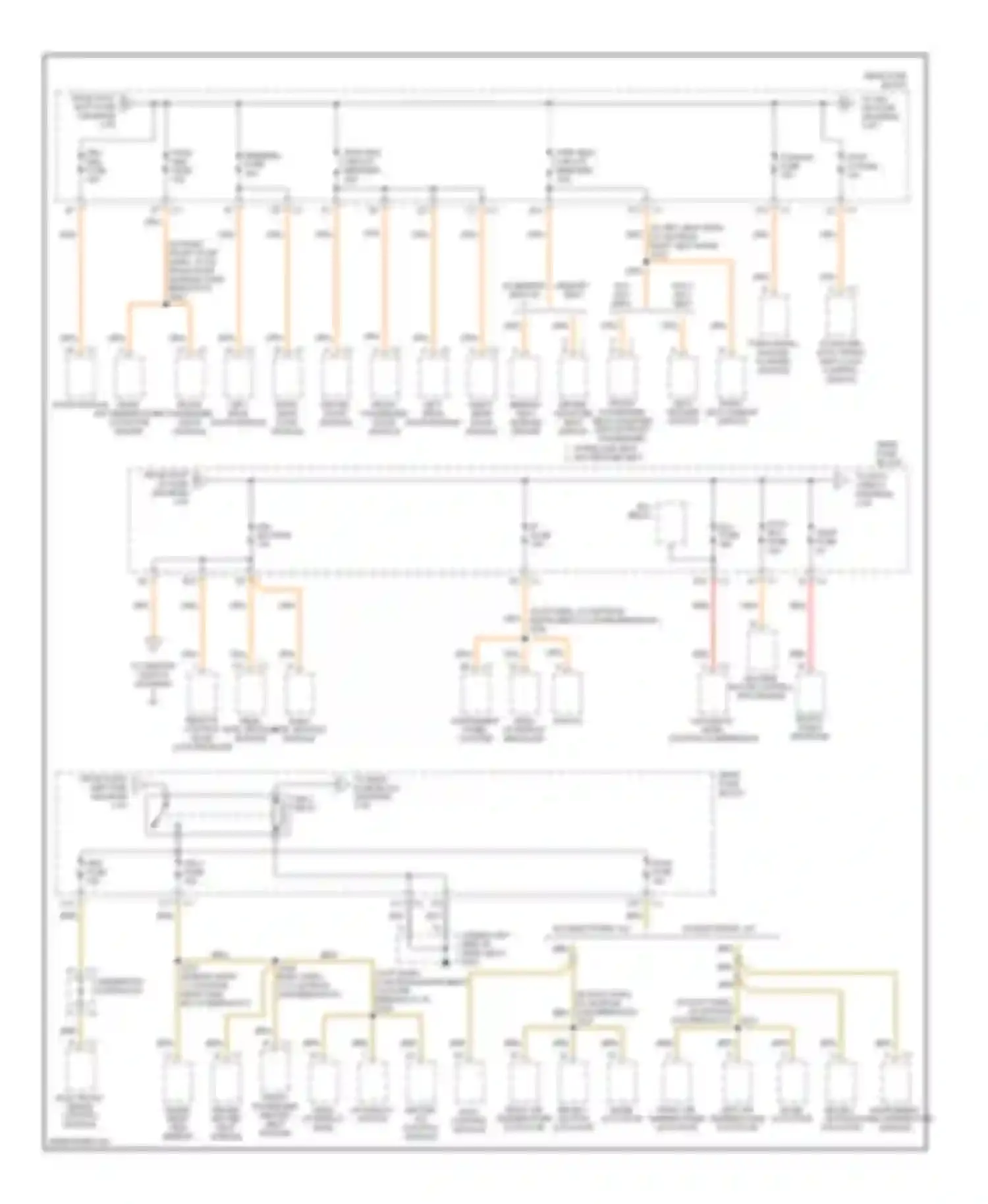 LeSabre Buick VIII (2000-2005): Power distribution circuit (3 of 4)