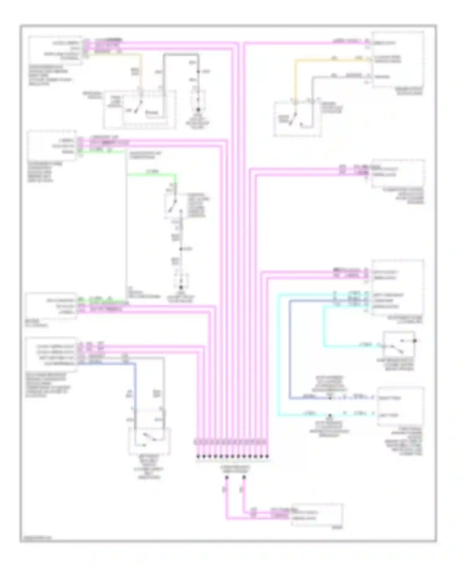 LeSabre Buick VIII (2000-2005): Warning systems circuit