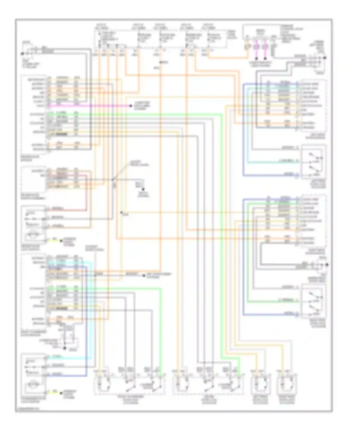 Wiring diagram 4 5 6 11 14 15 ground lock unlock' battery ground sbi for Buick LeSabre VIII (2000-2005) (1 of 1)