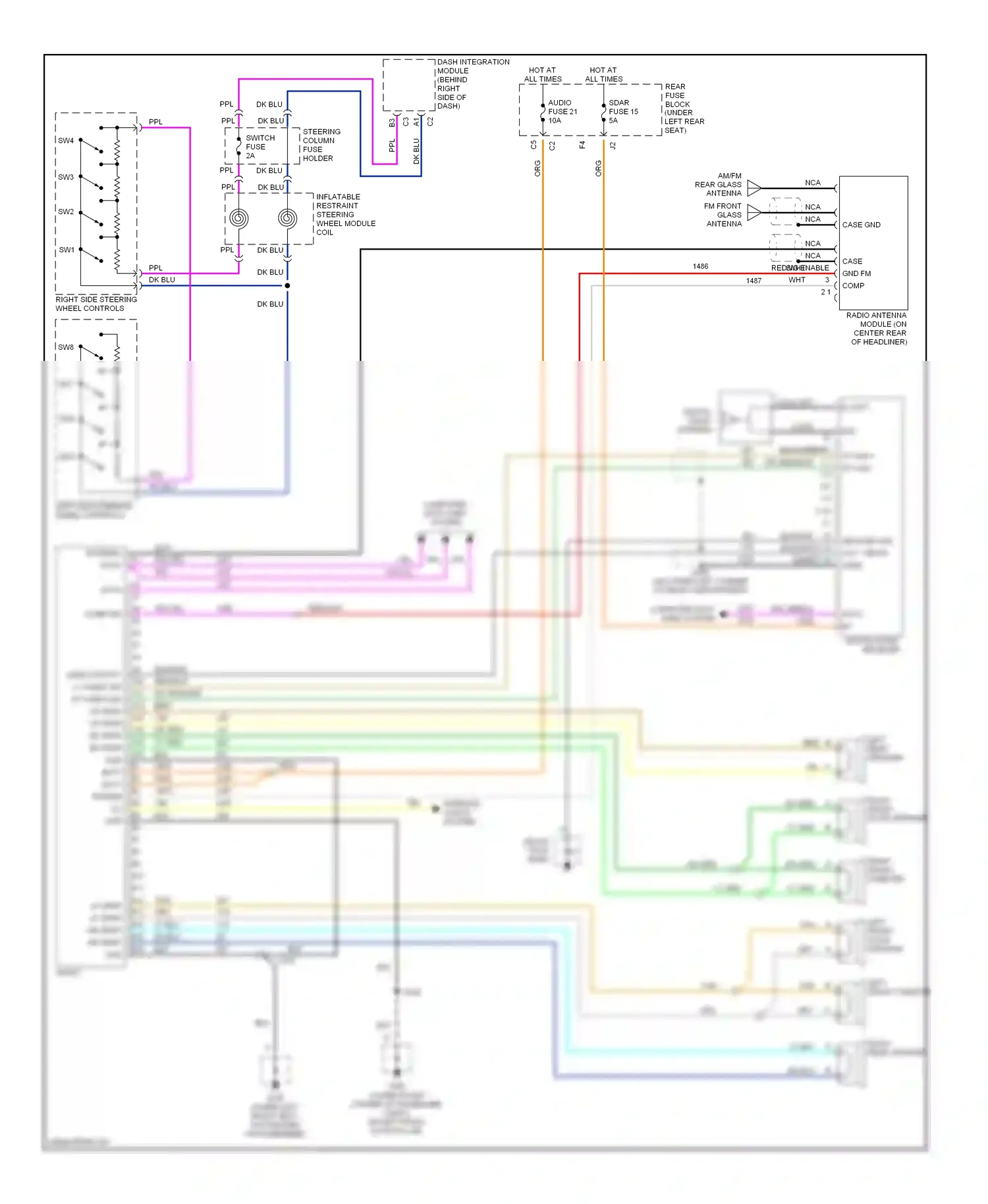 Buick LeSabre VIII (2000-2005) bare wiring diagram  (1 of 1)