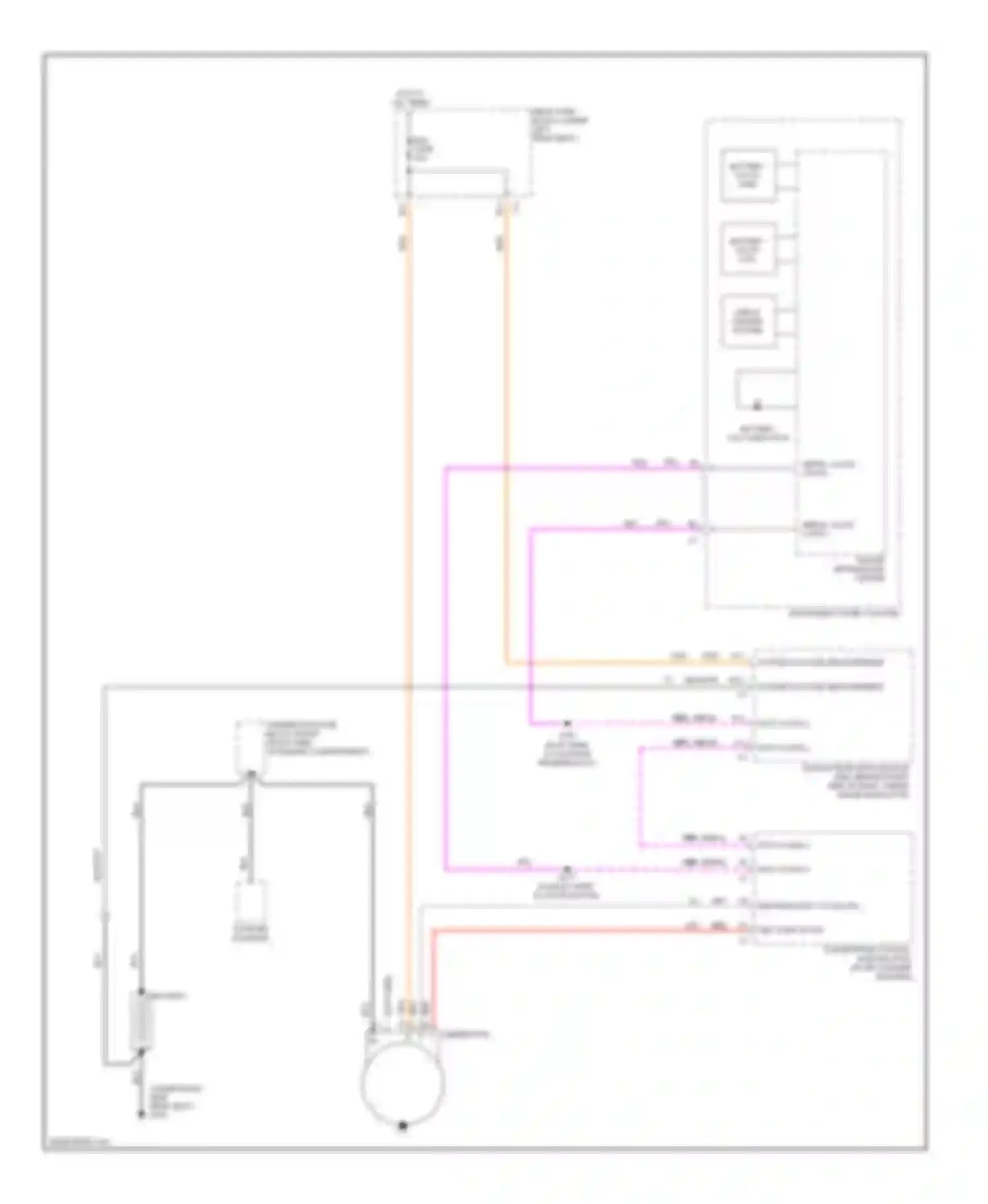 Wiring diagram battery volts high for Buick LeSabre VIII (2000-2005) (1 of 1)