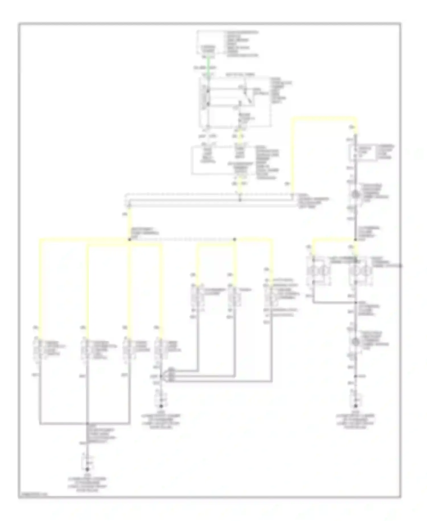 Wiring diagram control power for Buick LeSabre VIII (2000-2005) (1 of 1)