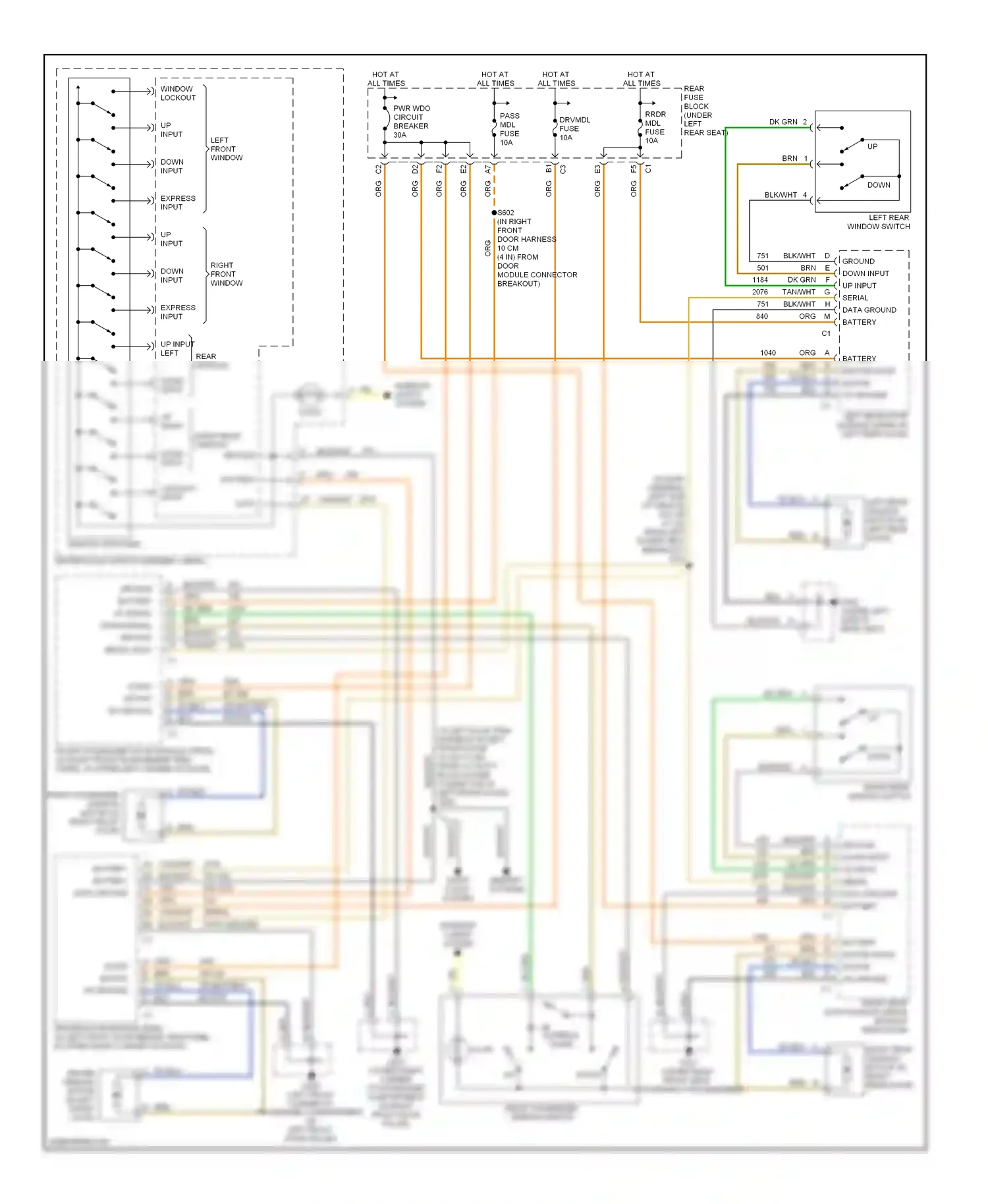 Buick LeSabre VIII (2000-2005) down wiring diagram  (1 of 1)