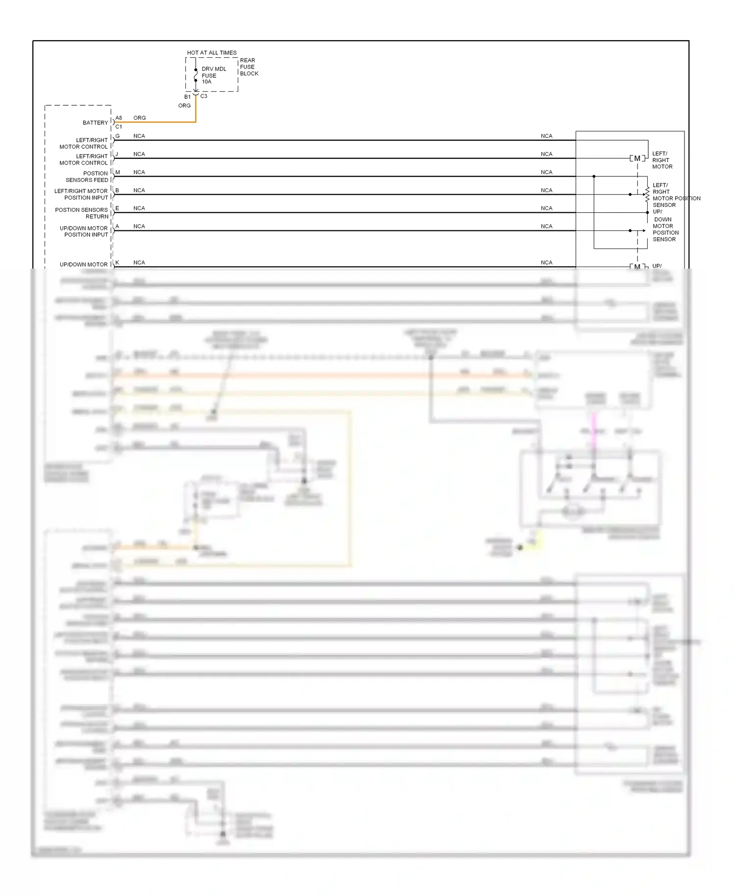 Buick LeSabre VIII (2000-2005) exit wiring diagram  (1 of 1)