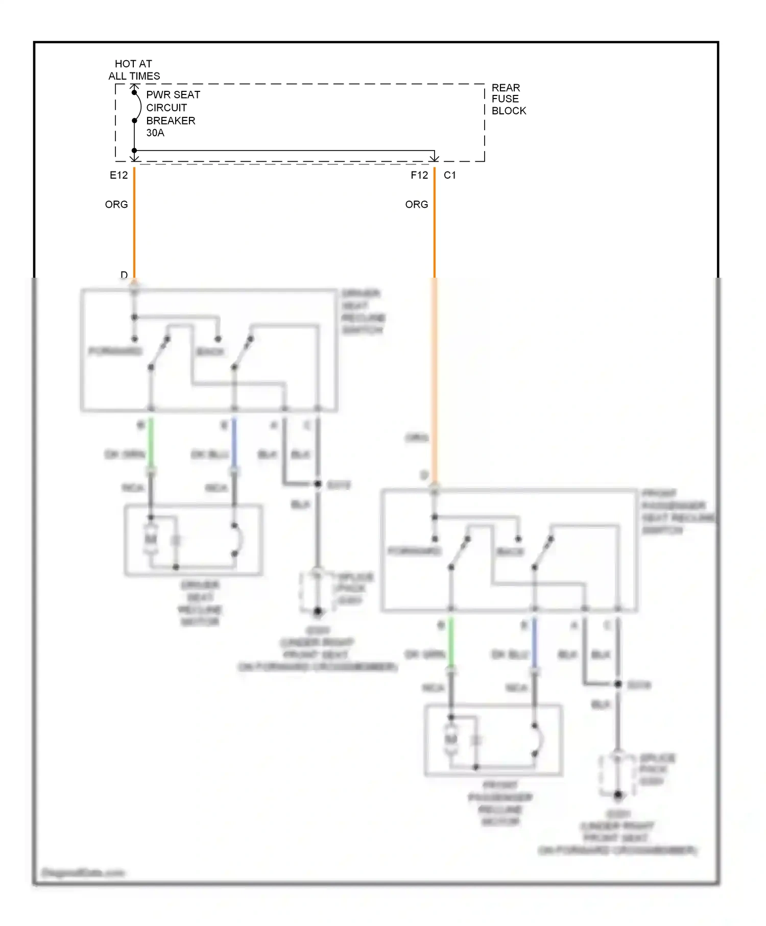 Buick LeSabre VIII (2000-2005) forward/ wiring diagram  (1 of 1)