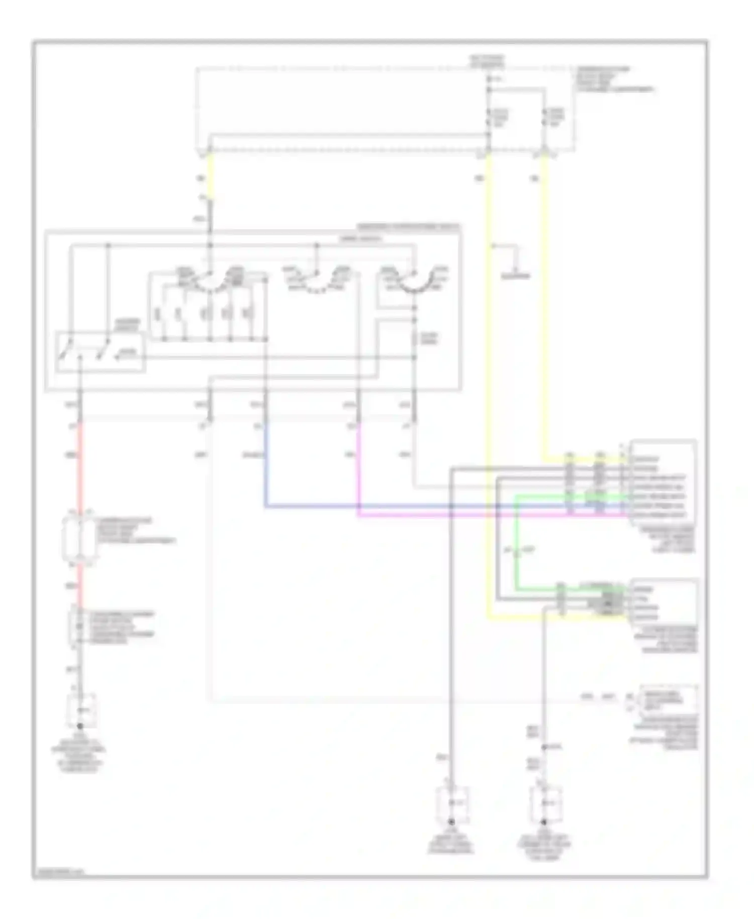 Wiring diagram hot in run, accessory for Buick LeSabre VIII (2000-2005) (1 of 1)