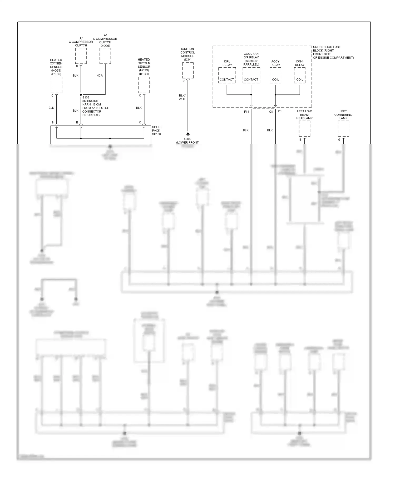Buick LeSabre VIII (2000-2005) ignition control module (icm) wiring diagram  (1 of 1)
