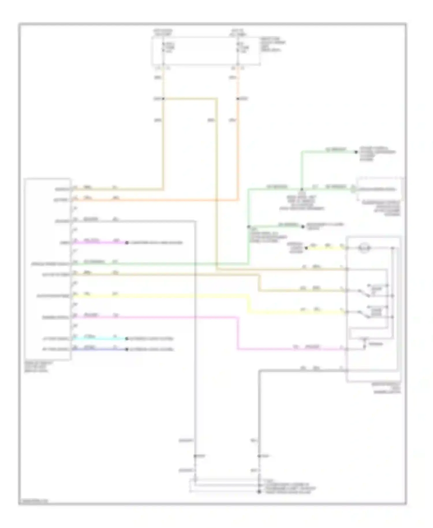 Wiring diagram i/p fuse for Buick LeSabre VIII (2000-2005) (3 of 6)