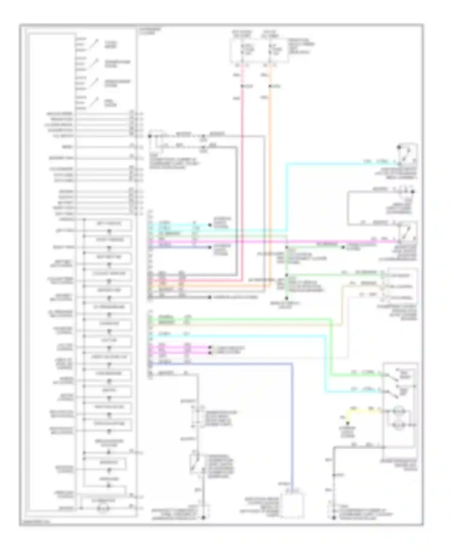 Wiring diagram lt grn for Buick LeSabre VIII (2000-2005) (16 of 25)