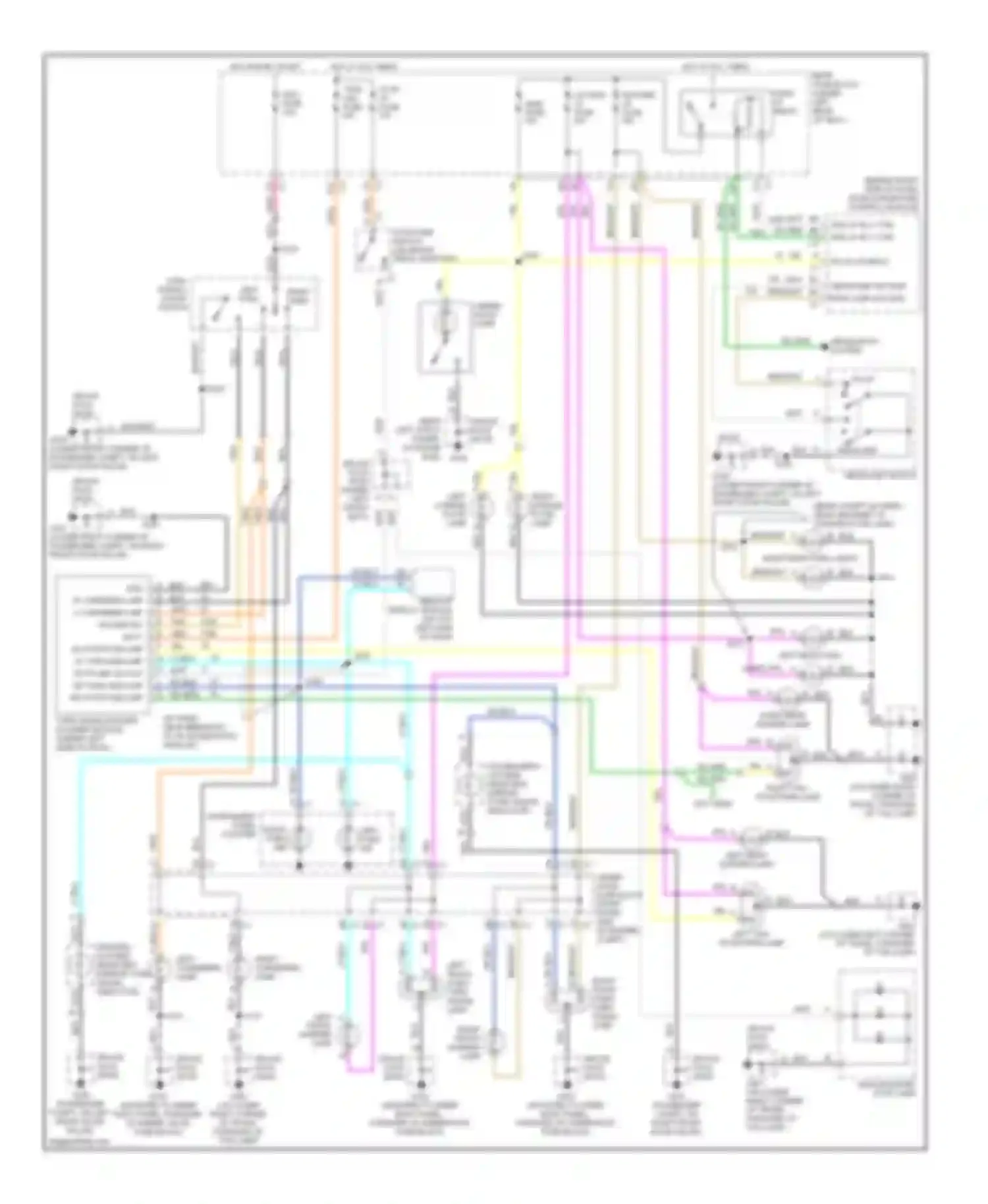 Wiring diagram not used for Buick LeSabre VIII (2000-2005) (1 of 2)