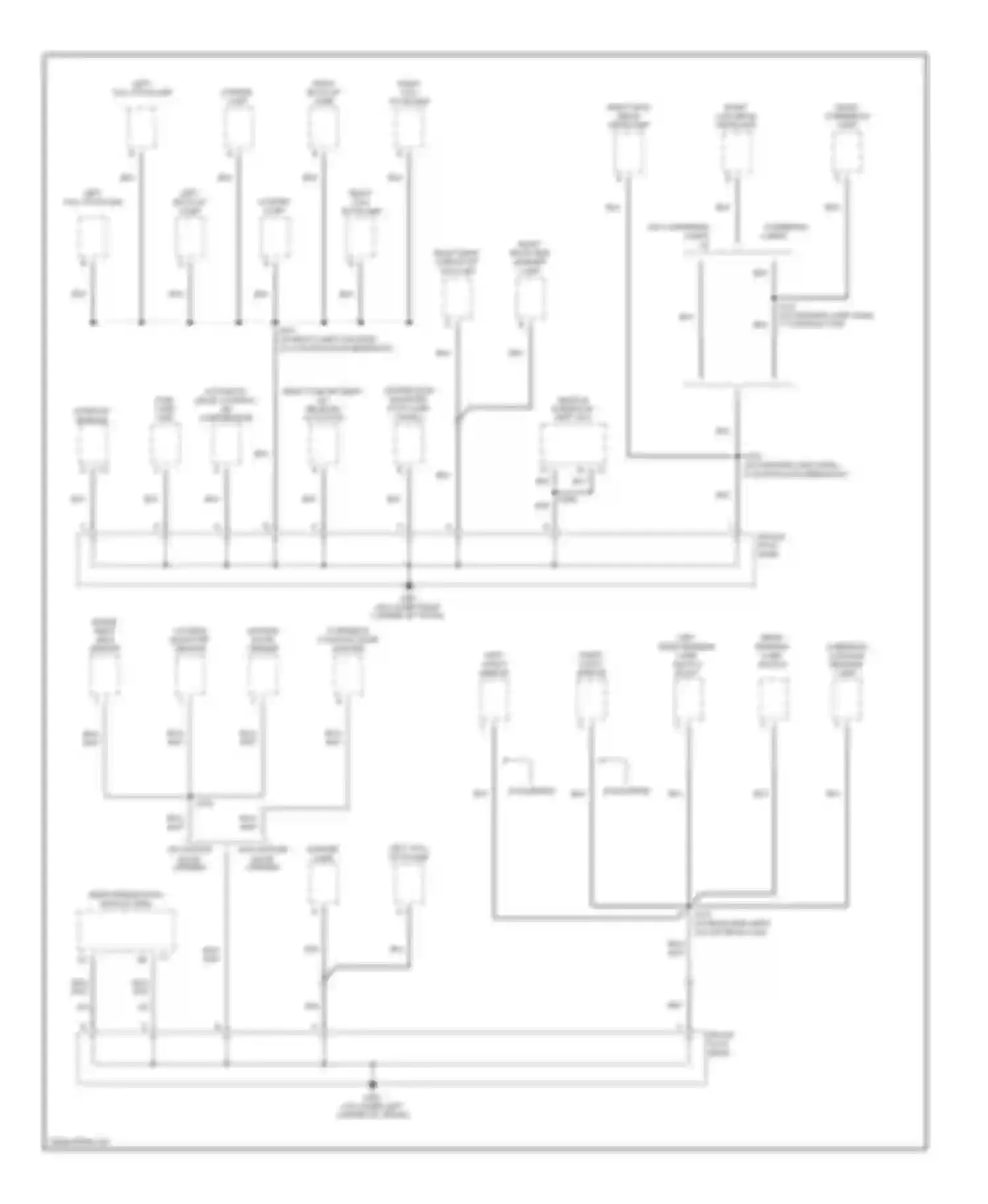 Wiring diagram overhead console cigar lighter for Buick LeSabre VIII (2000-2005) (1 of 1)