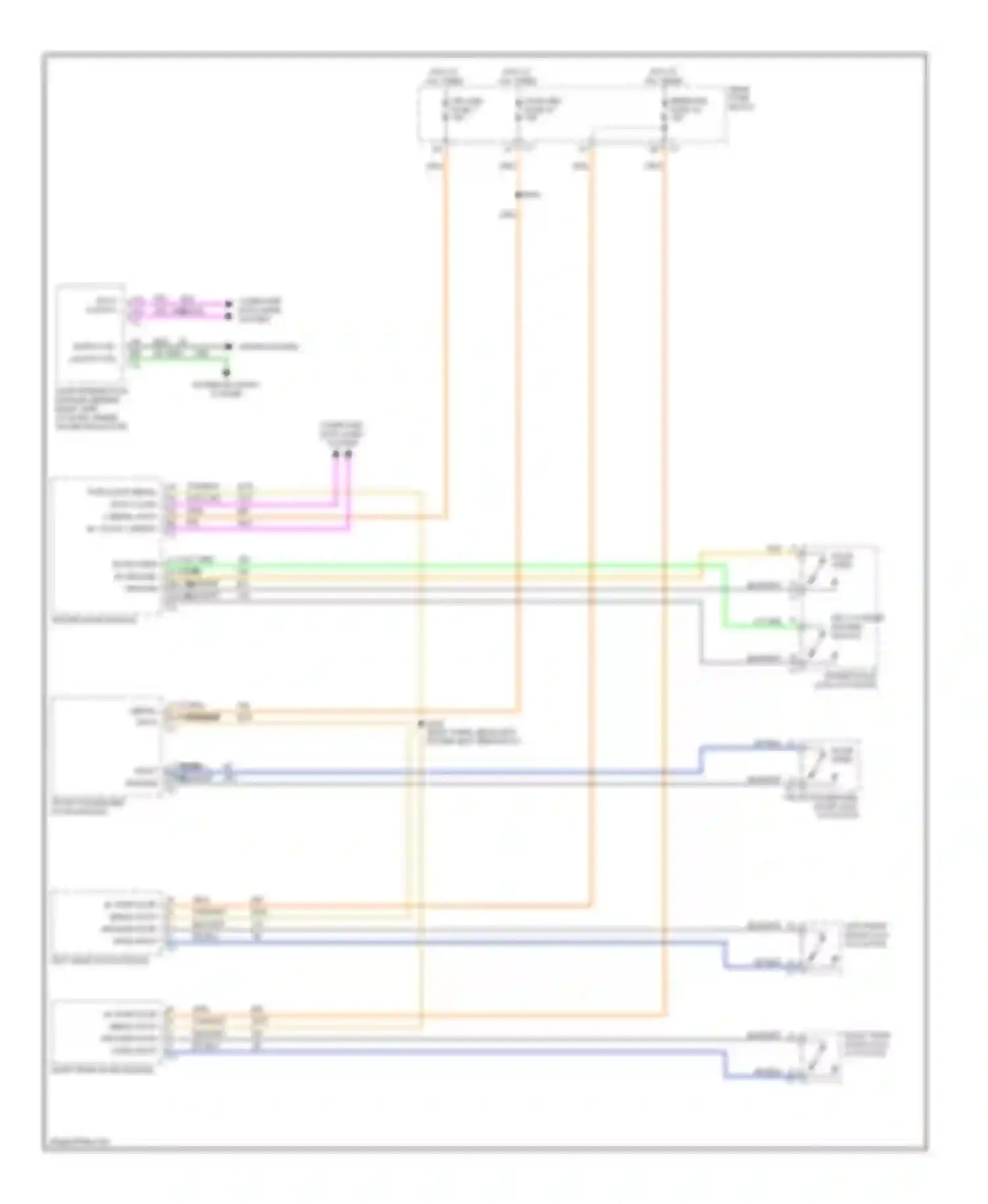 Wiring diagram pass mdl fuse 25 for Buick LeSabre VIII (2000-2005) (3 of 3)