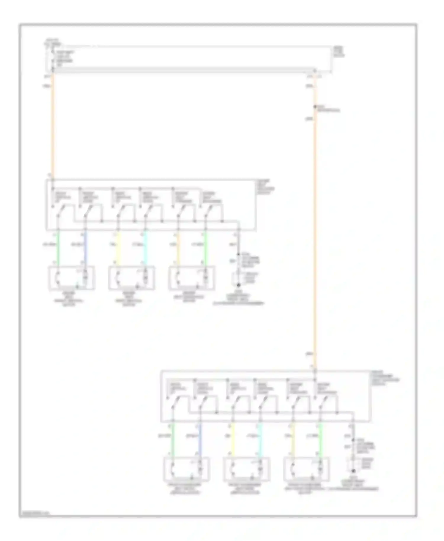 Wiring diagram rear vertical up for Buick LeSabre VIII (2000-2005) (1 of 2)