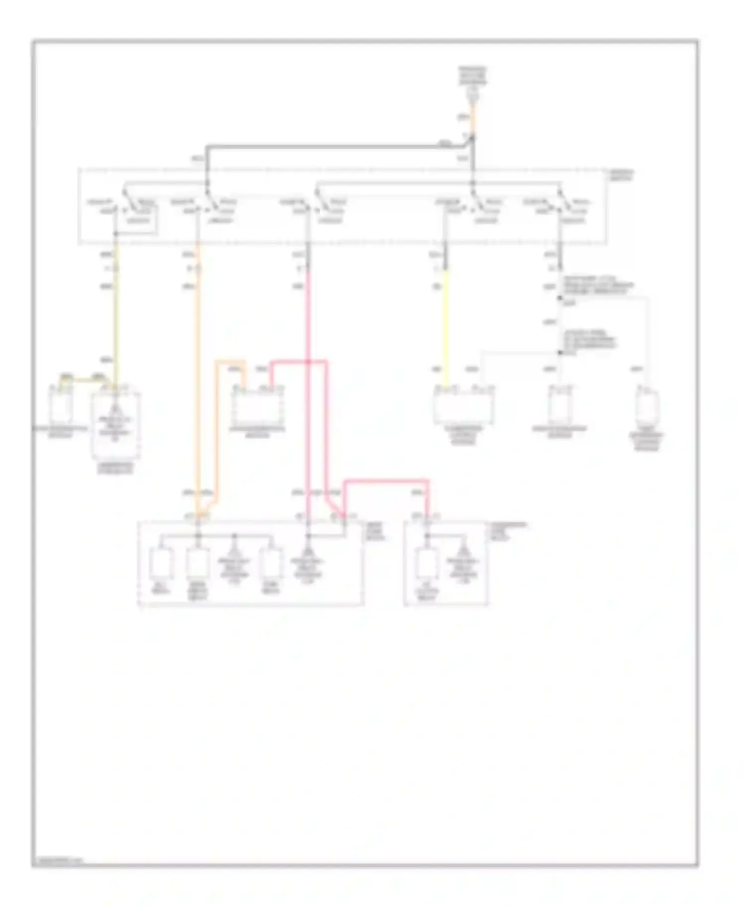 Wiring diagram theft deterrent control module for Buick LeSabre VIII (2000-2005) (2 of 2)