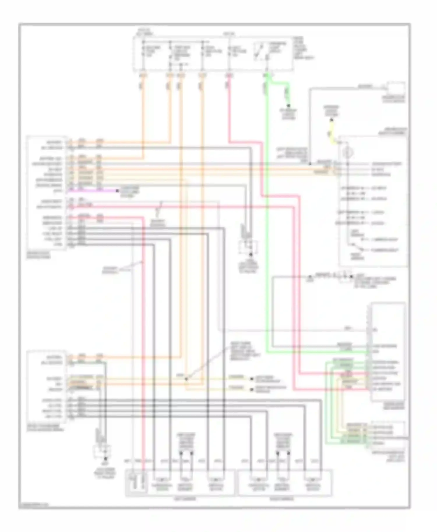 Wiring diagram up mirror up input for Buick LeSabre VIII (2000-2005) (1 of 1)