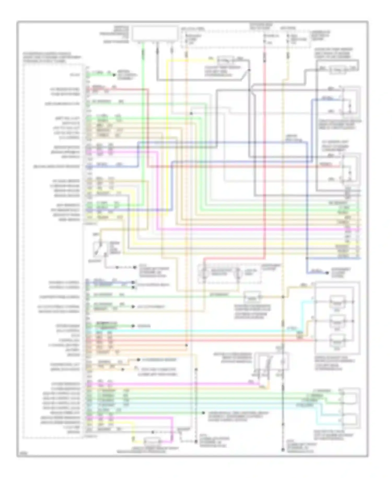 Regal Buick III (1988-1997): Wiring diagram engine performance 3.1l (vin m)s, with 4 speed a/t (1
of 2)