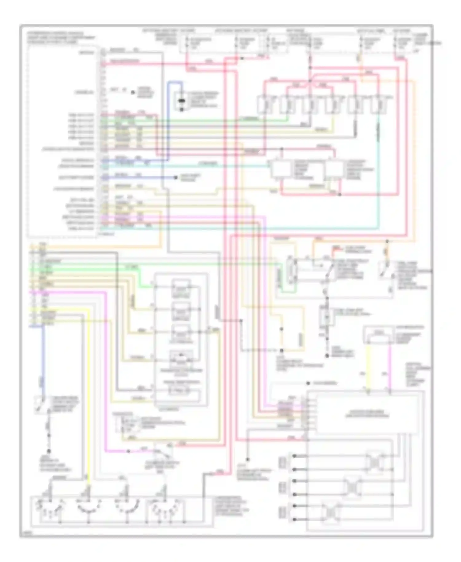 Regal Buick III (1988-1997): Wiring diagram engine performance 3.1l (vin m)s, with 4 speed a/t (2
of 2)