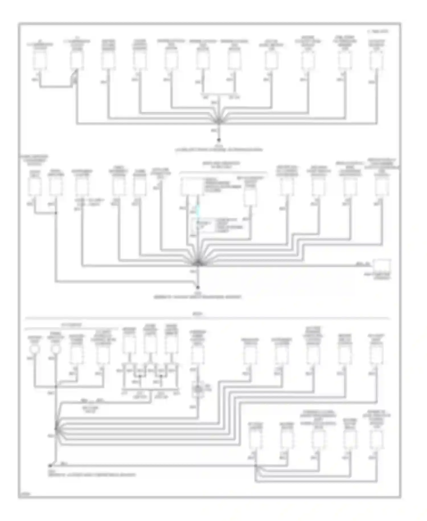 Regal Buick III (1988-1997): Ground distribution circuit (2 of 6)