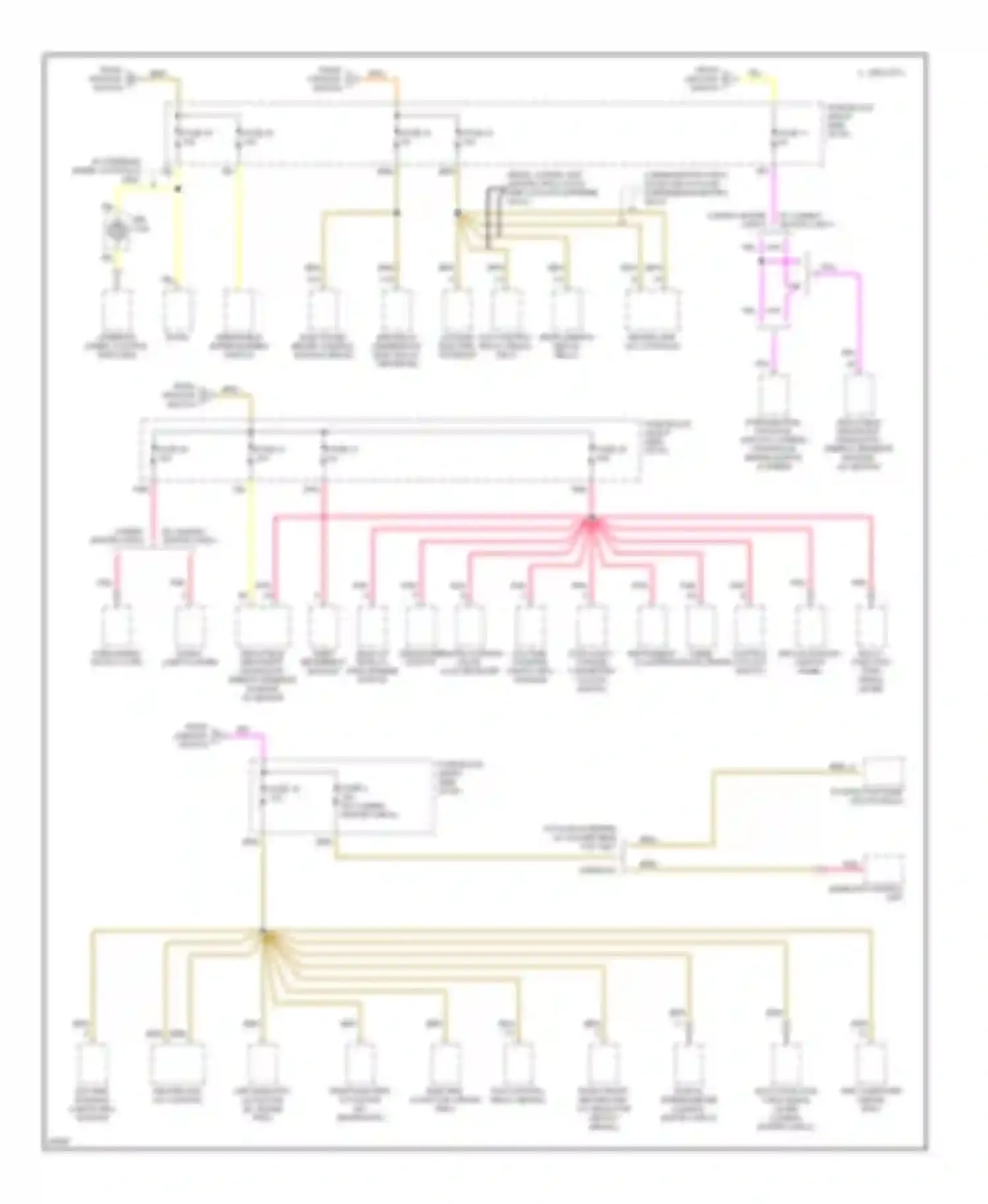 Regal Buick III (1988-1997): Power distribution circuit (2 of 6)