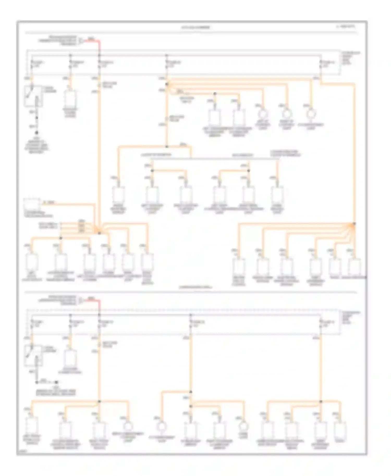 Regal Buick III (1988-1997): Power distribution circuit (4 of 6)