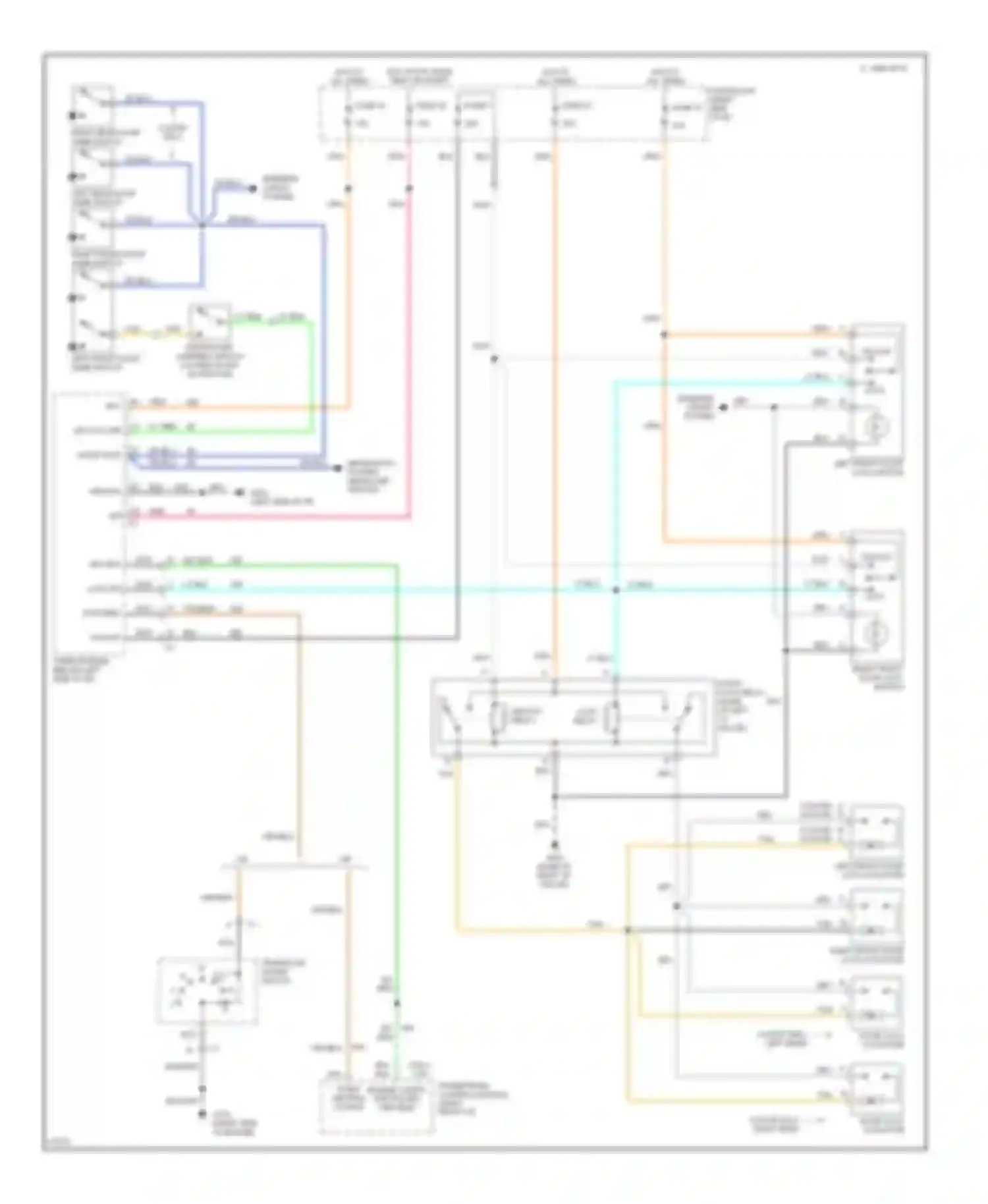 Regal Buick III (1988-1997): Door lock circuit