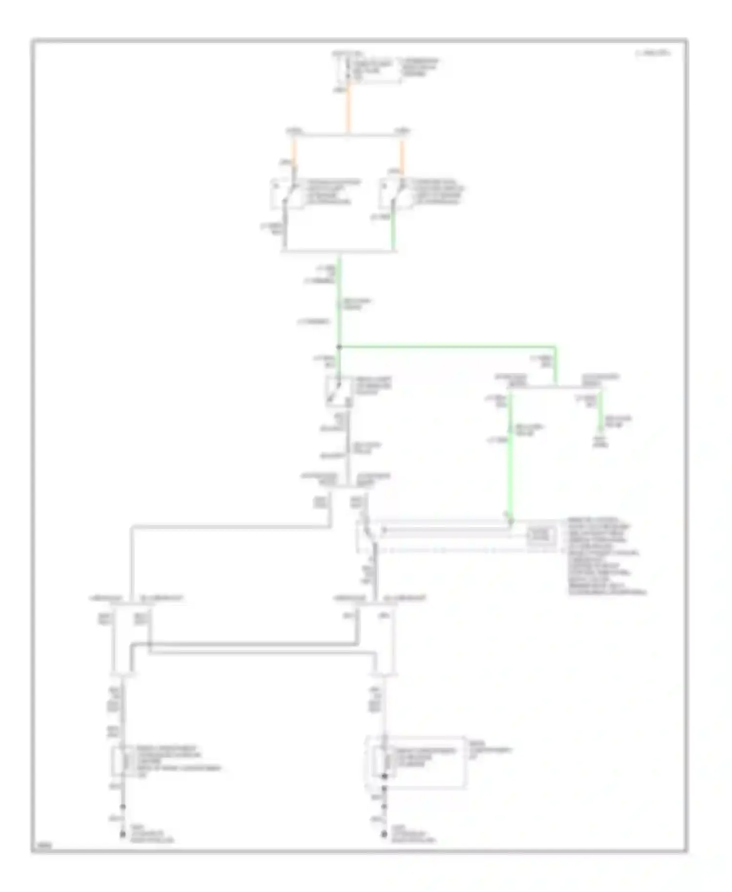 Wiring diagram 3 spd for Buick Regal III (1988-1997) (1 of 1)