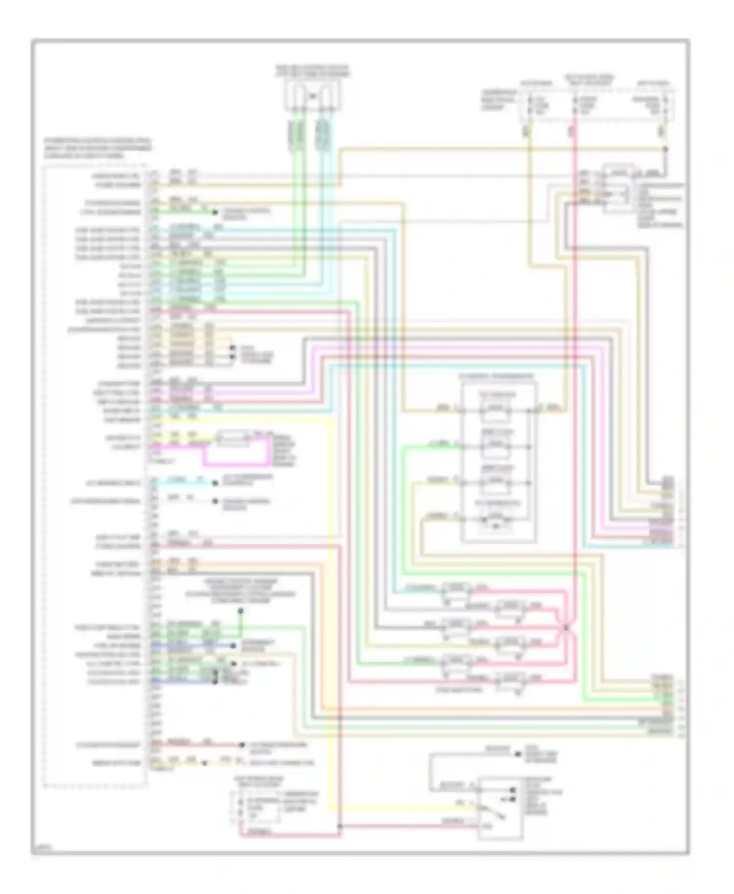 Wiring diagram cruise control module for Buick Regal III (1988-1997) (4 of 4)