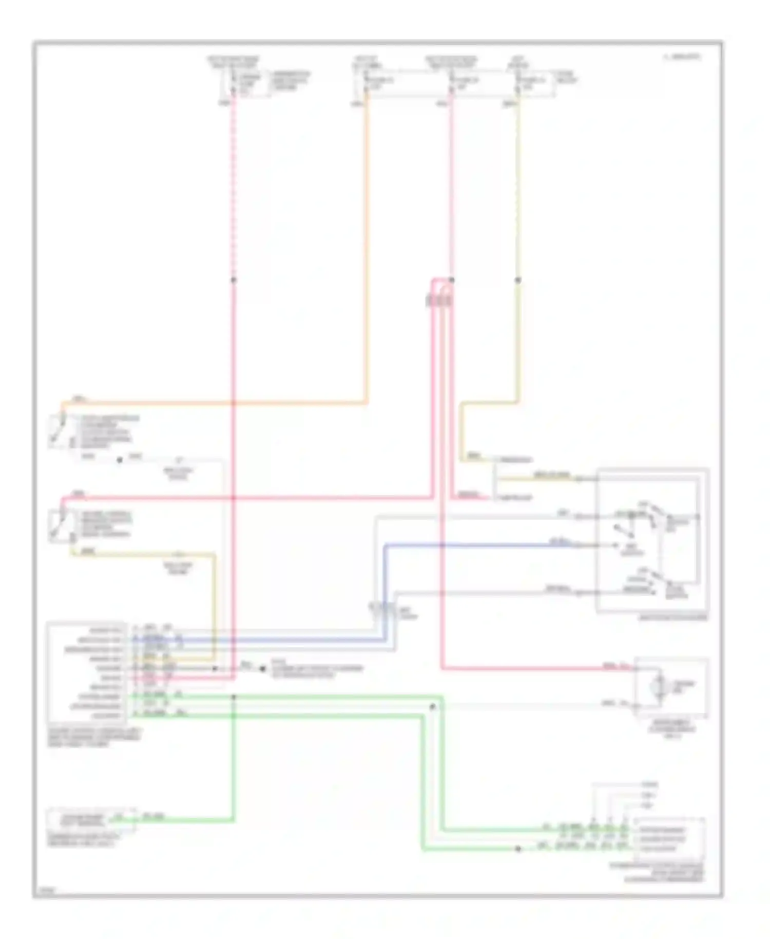 Wiring diagram cruise inhibit test terminal for Buick Regal III (1988-1997) (1 of 1)