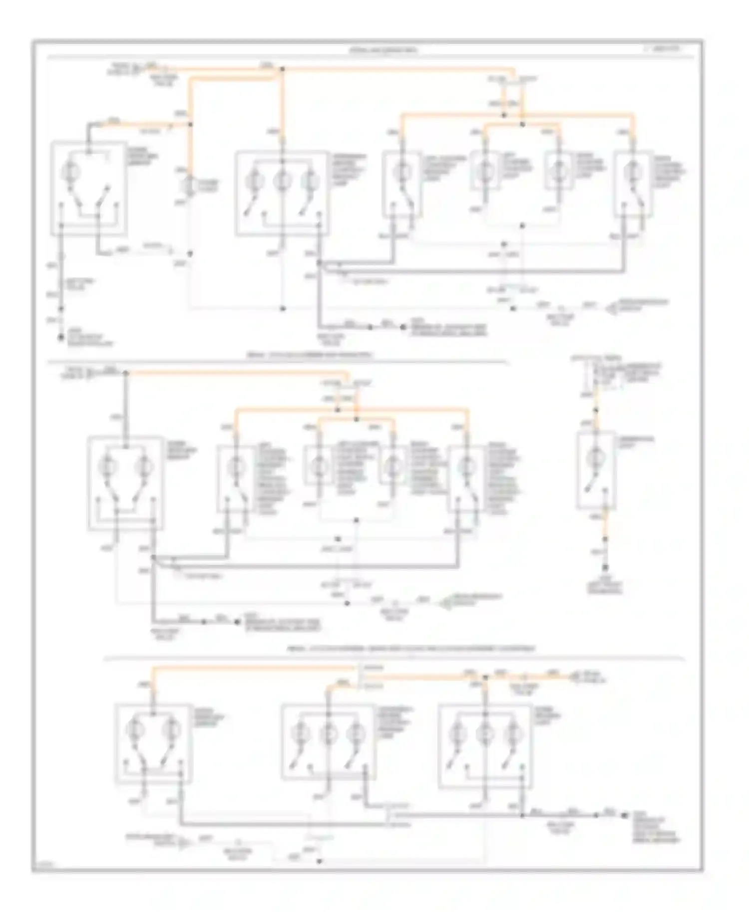 Wiring diagram inside rearview mirror for Buick Regal III (1988-1997) (1 of 3)