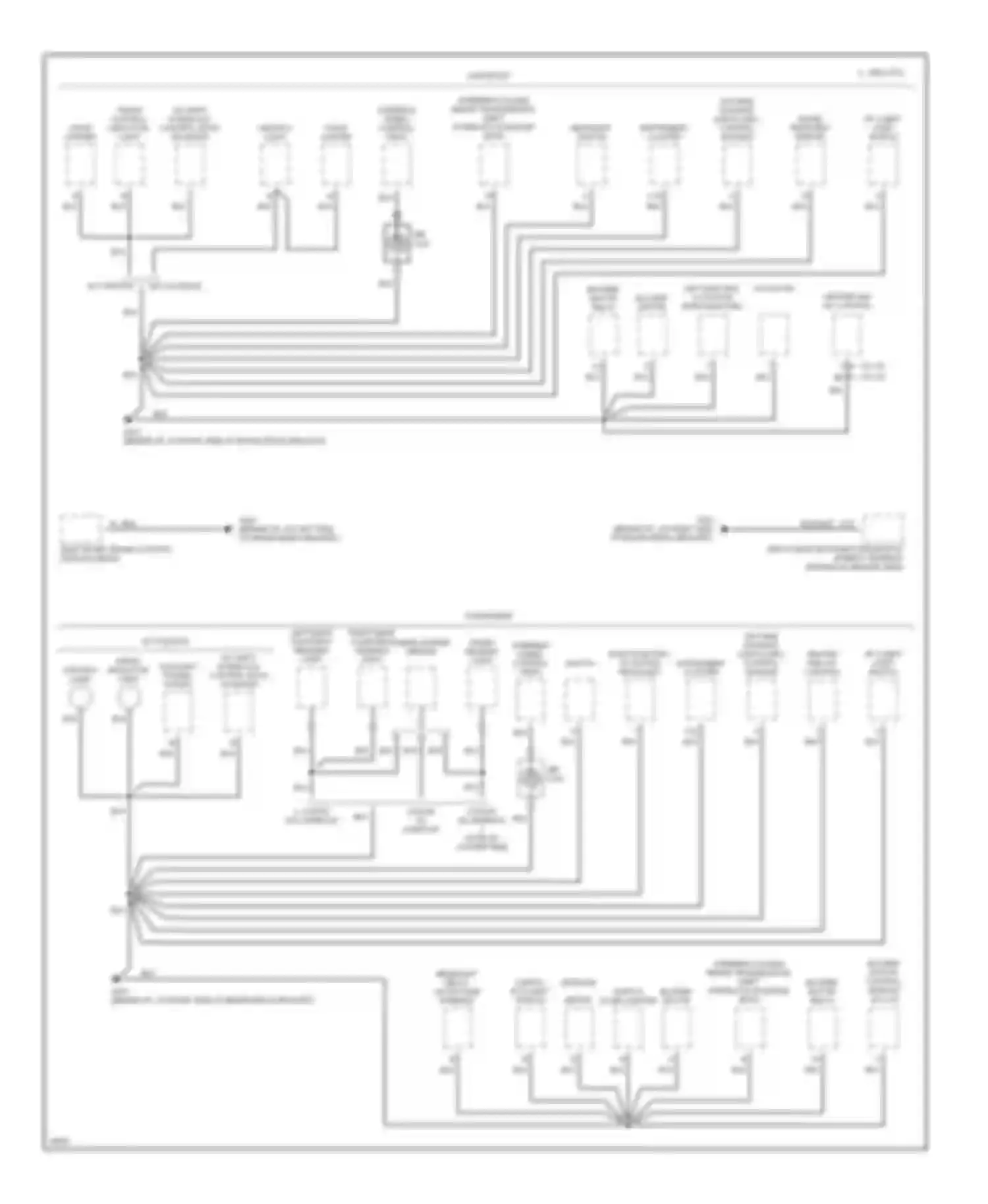 Wiring diagram inside rearview mirror for Buick Regal III (1988-1997) (2 of 3)