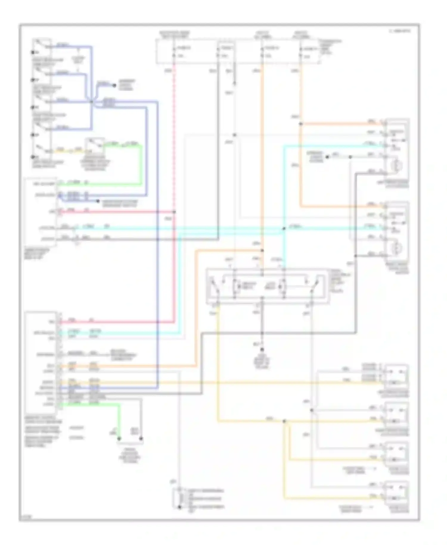 Wiring diagram keyless programming connector for Buick Regal III (1988-1997) (1 of 1)
