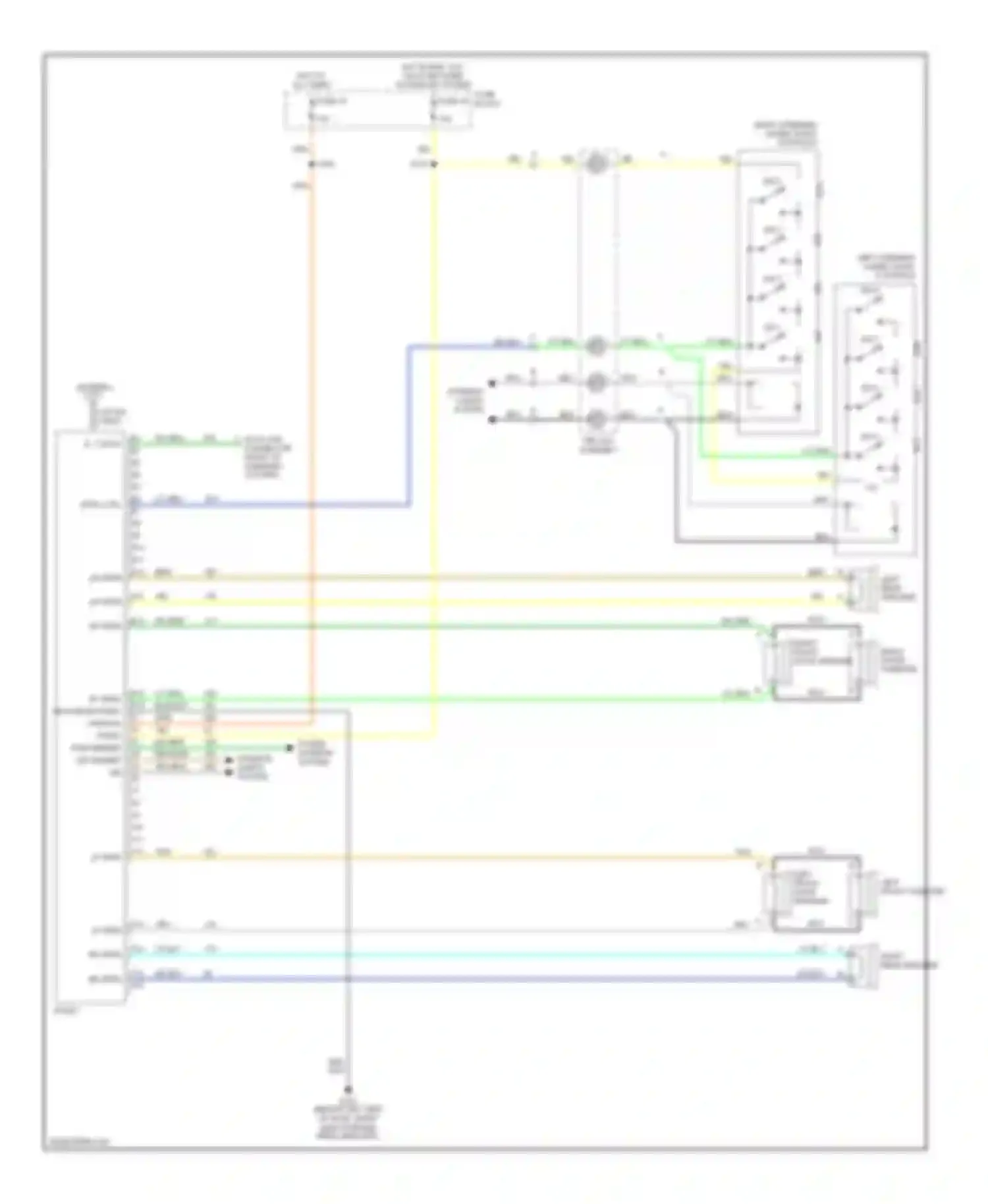 Wiring diagram left front tweeter for Buick Regal III (1988-1997) (1 of 1)