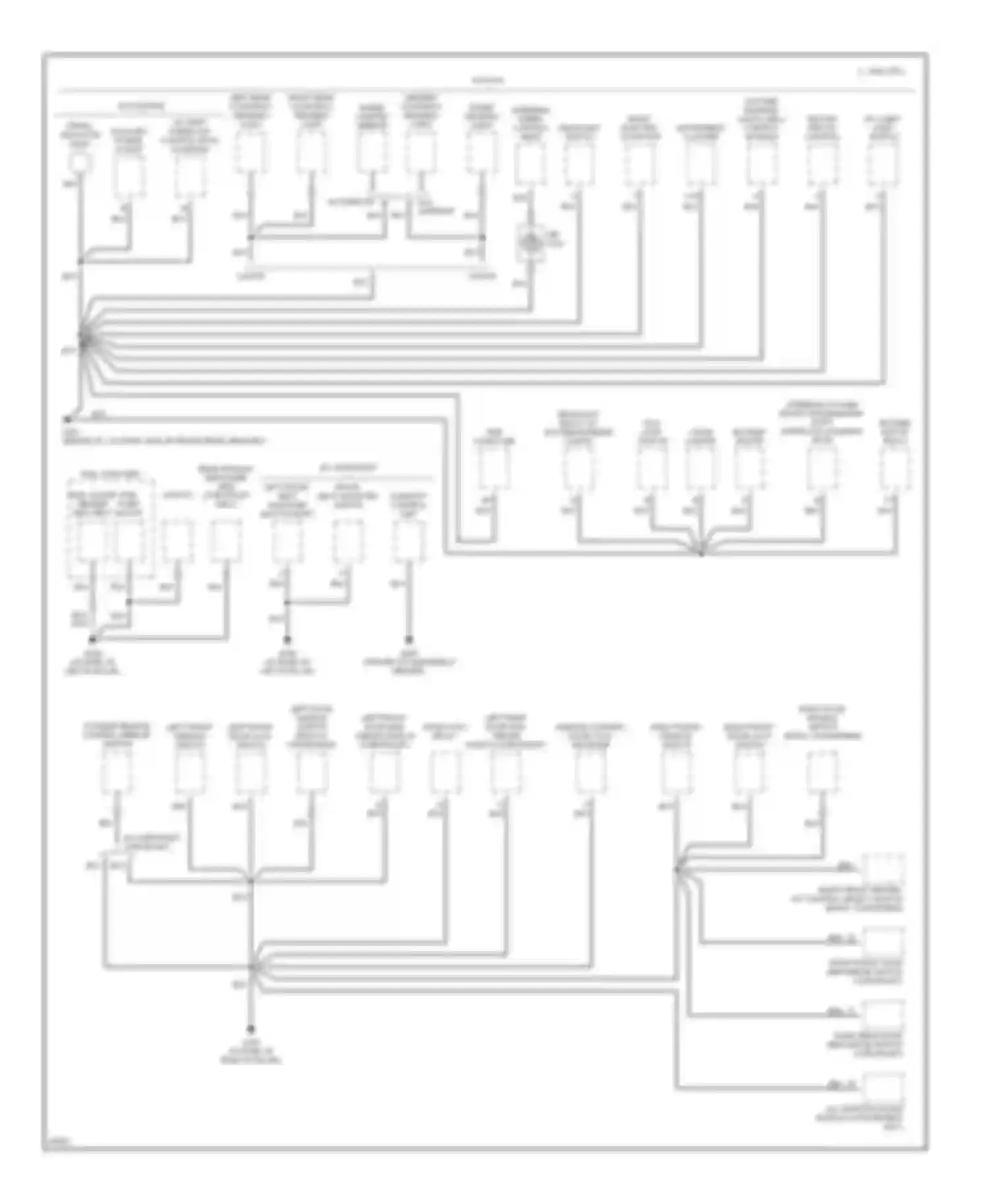 Wiring diagram left front window switch for Buick Regal III (1988-1997) (1 of 5)