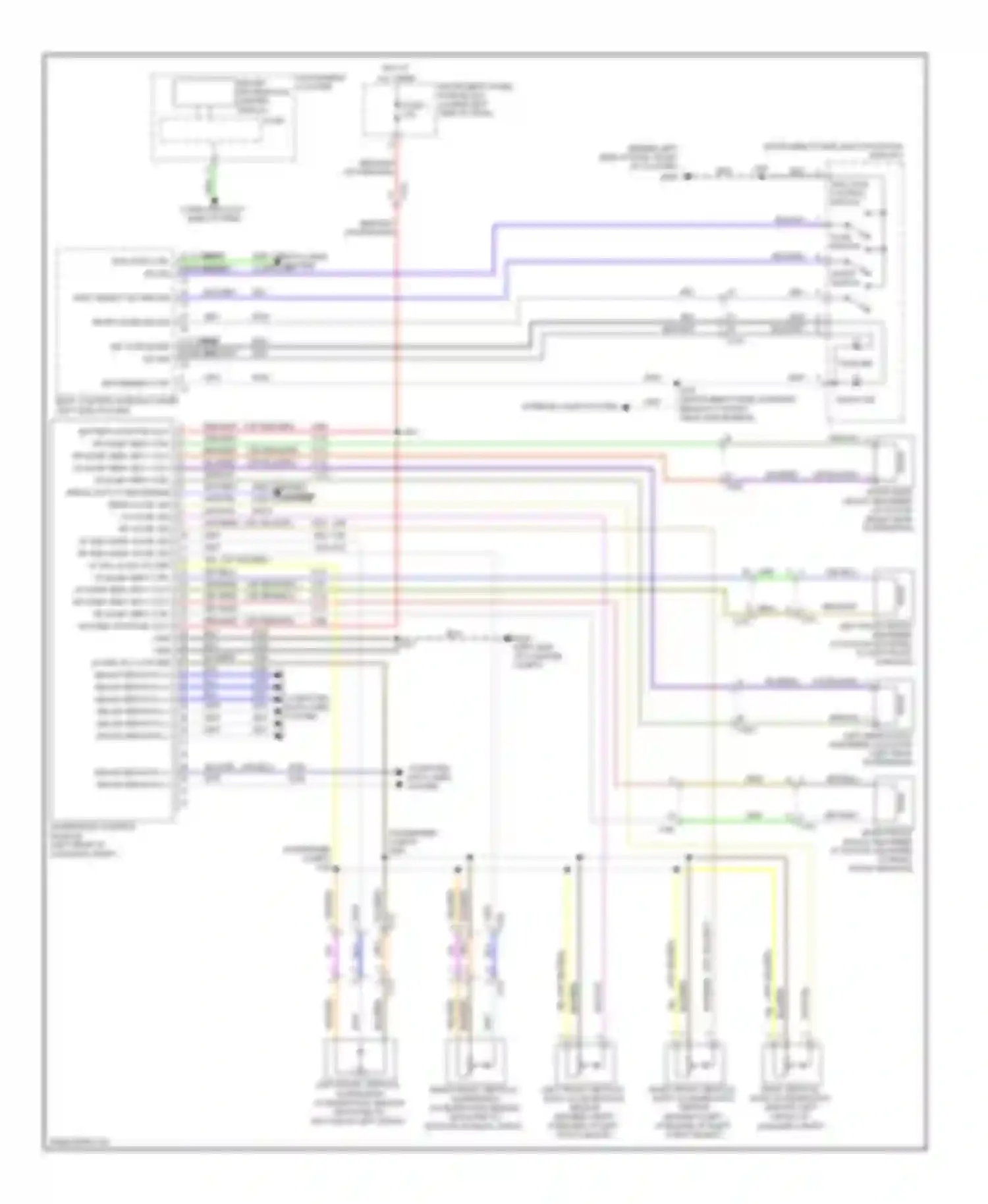 Regal Buick V (2009-2013): Electronic suspension circuit