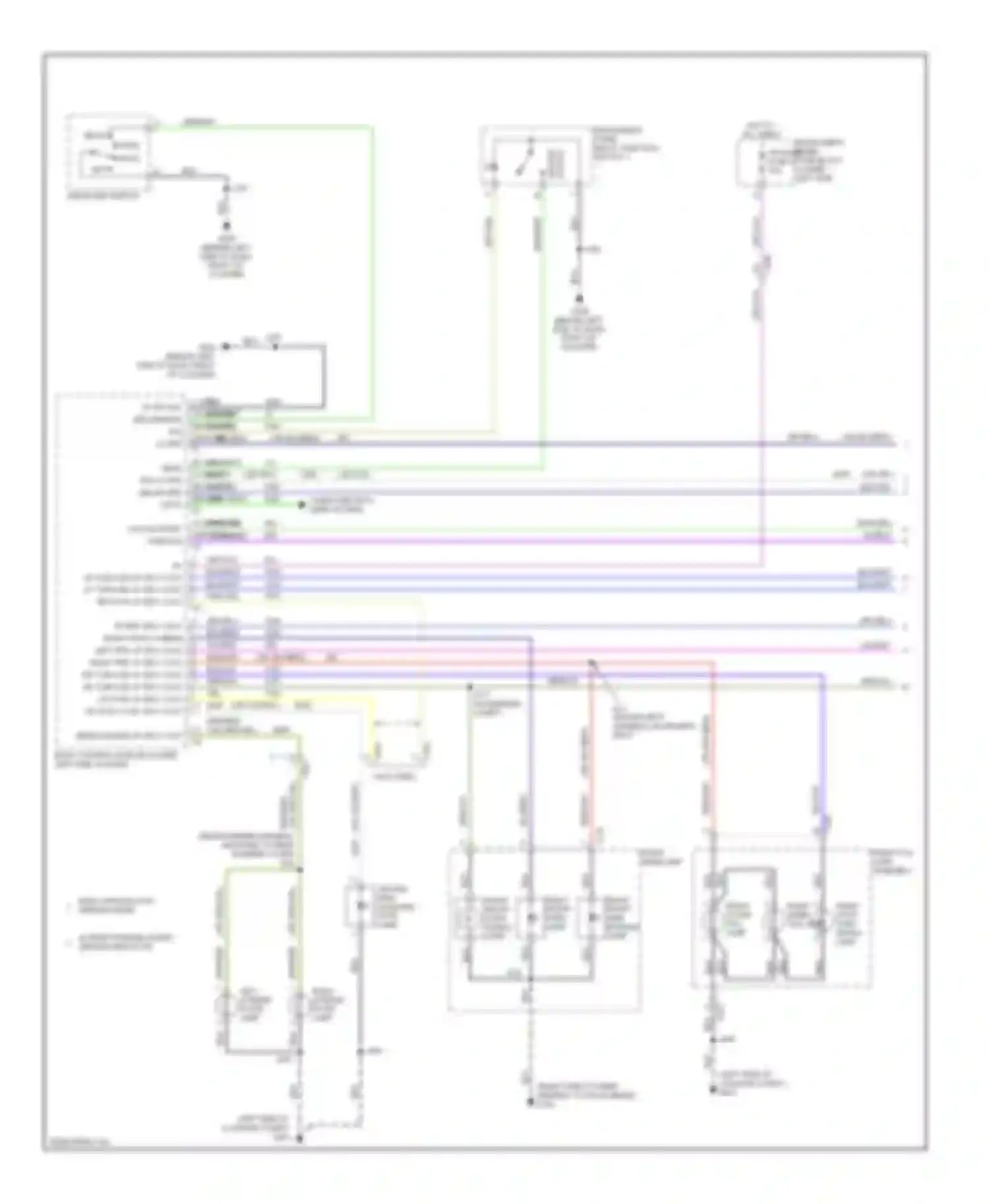 Regal Buick V (2009-2013): Exterior lamps circuit, with hid headlamps (1 of 2)