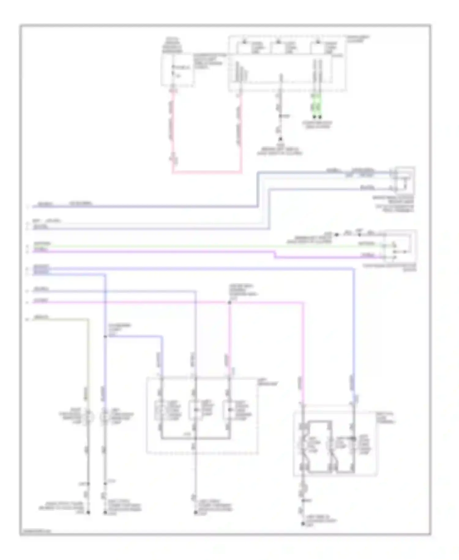 Regal Buick V (2009-2013): Exterior lamps circuit, with hid headlamps (2 of 2)