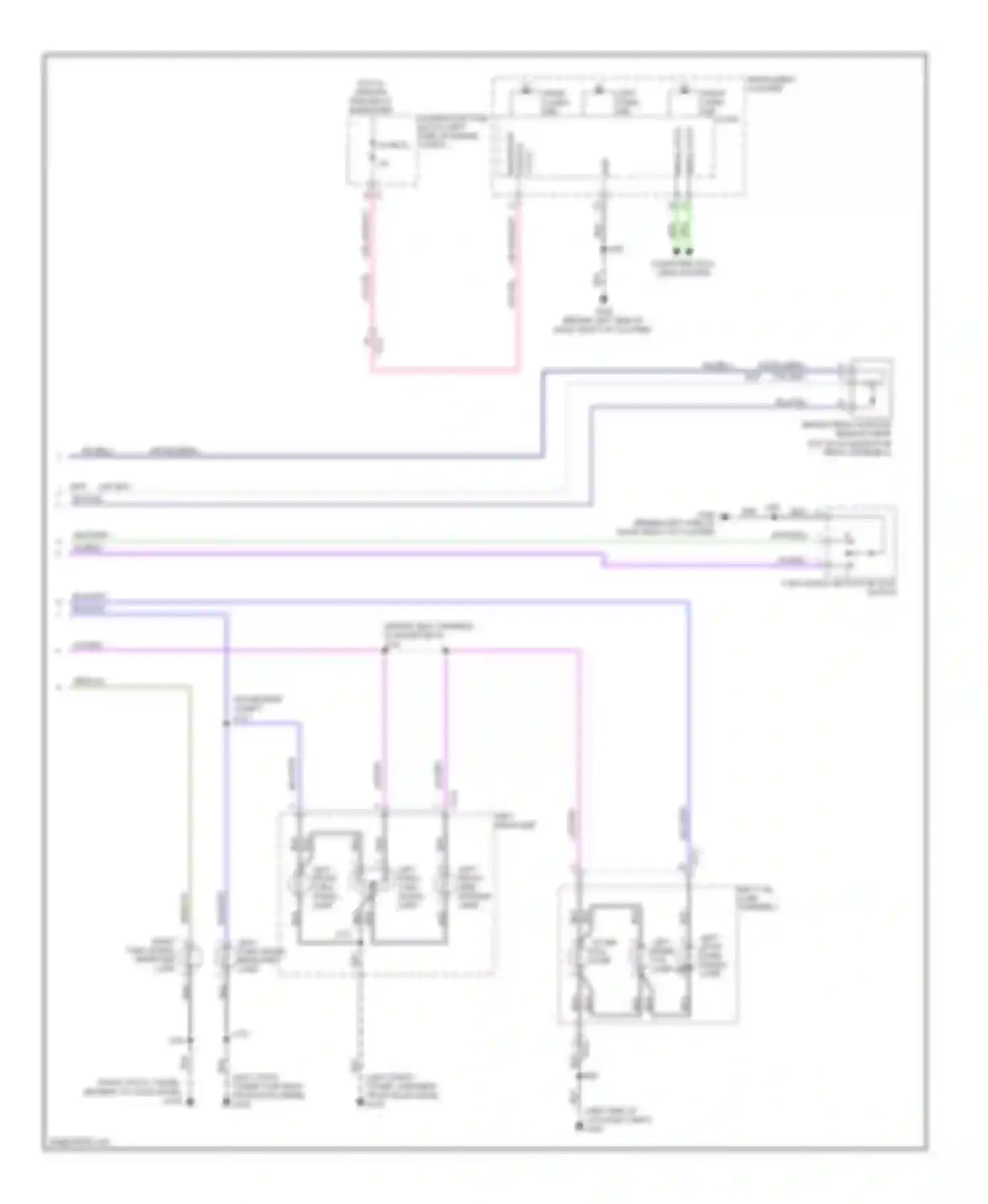 Regal Buick V (2009-2013): Exterior lamps circuit, without hid headlamps (2 of 2)