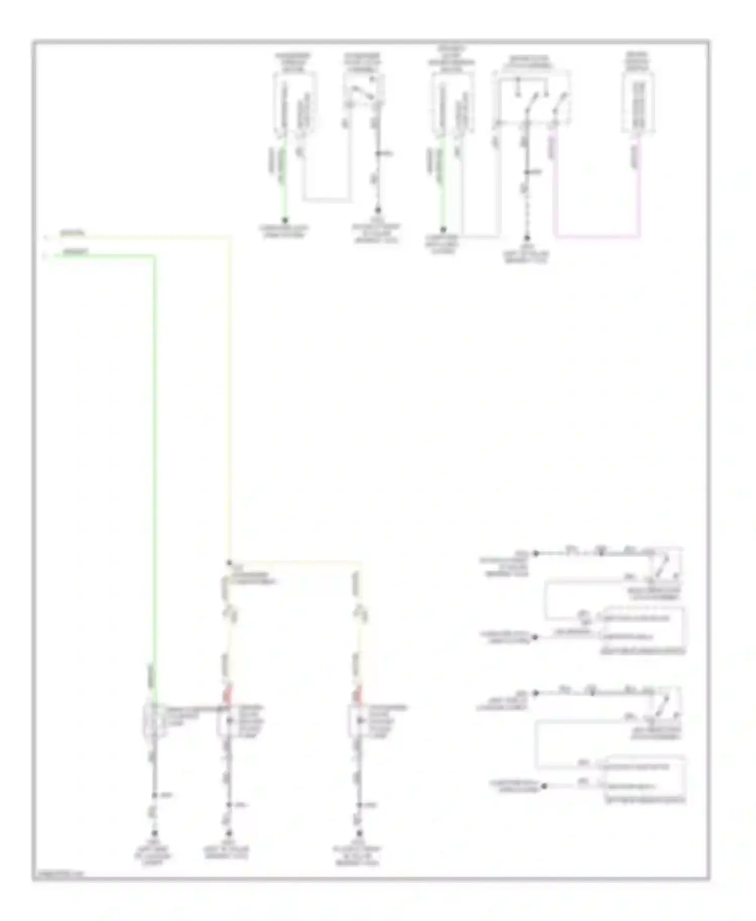 Regal Buick V (2009-2013): Courtesy lamps circuit (2 of 2)