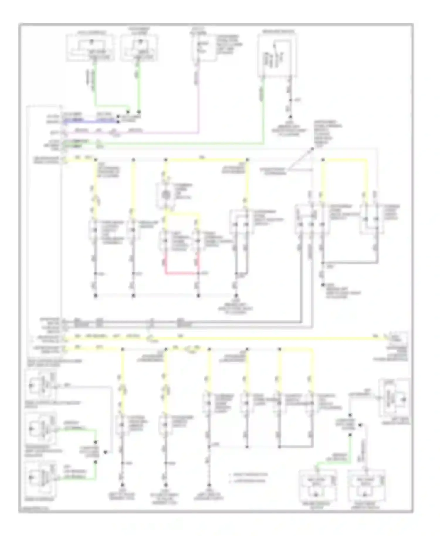 Regal Buick V (2009-2013): Instrument illumination circuit