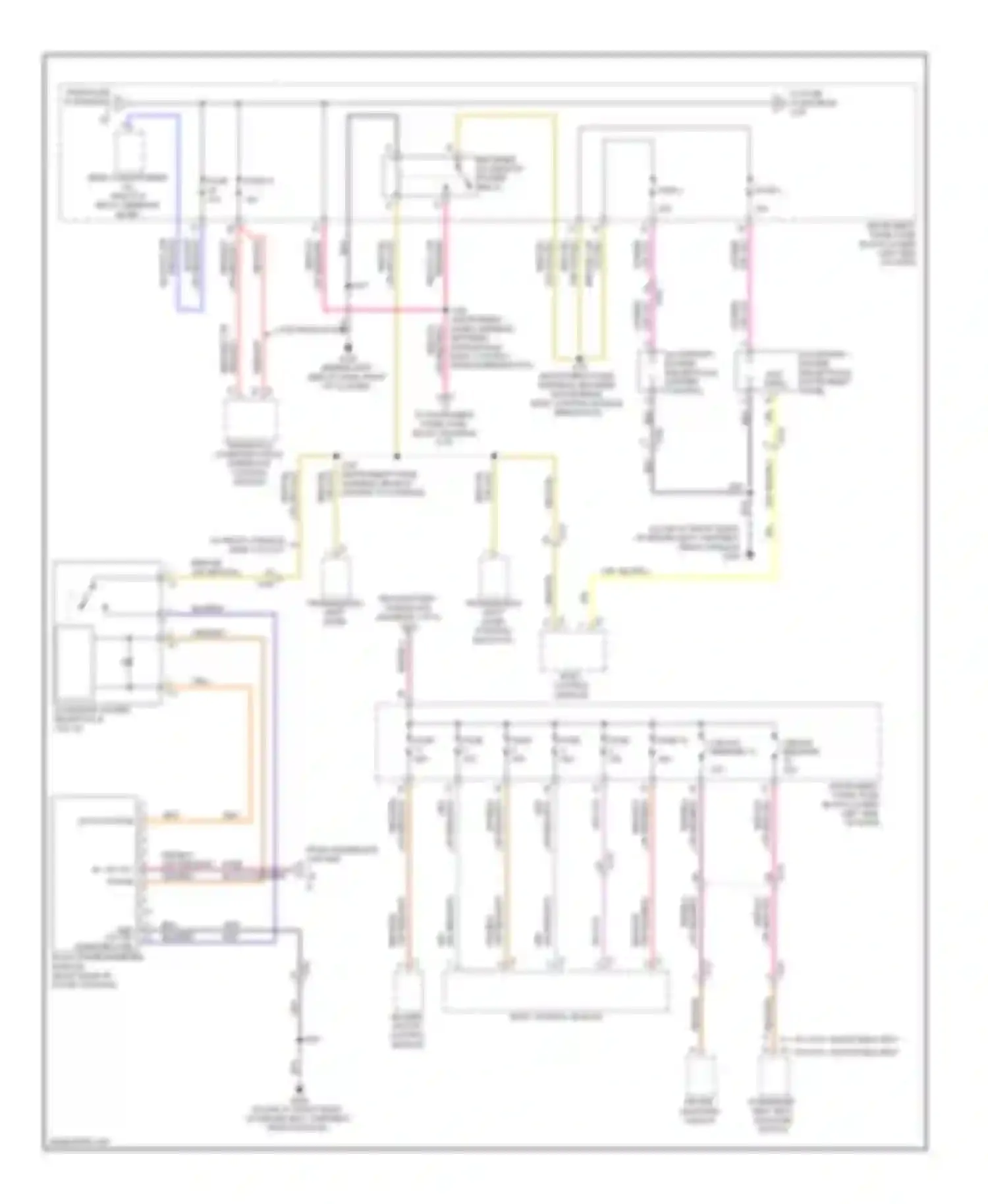 Regal Buick V (2009-2013): Power distribution circuit (4 of 6)