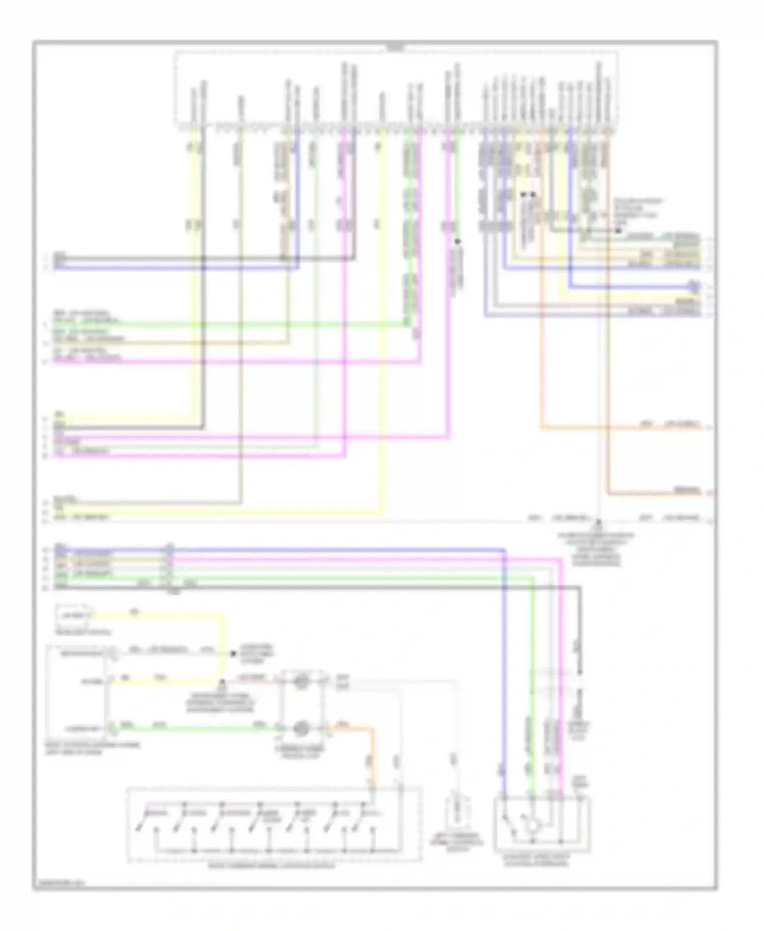 Regal Buick V (2009-2013): Radio circuit, with amplifier (3 of 4)
