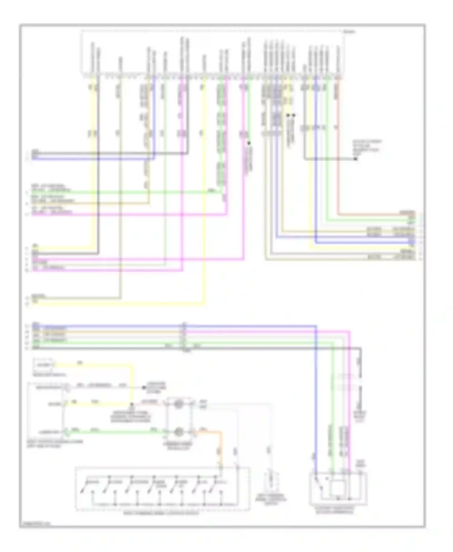 Regal Buick V (2009-2013): Radio circuit, without amplifier (3 of 4)